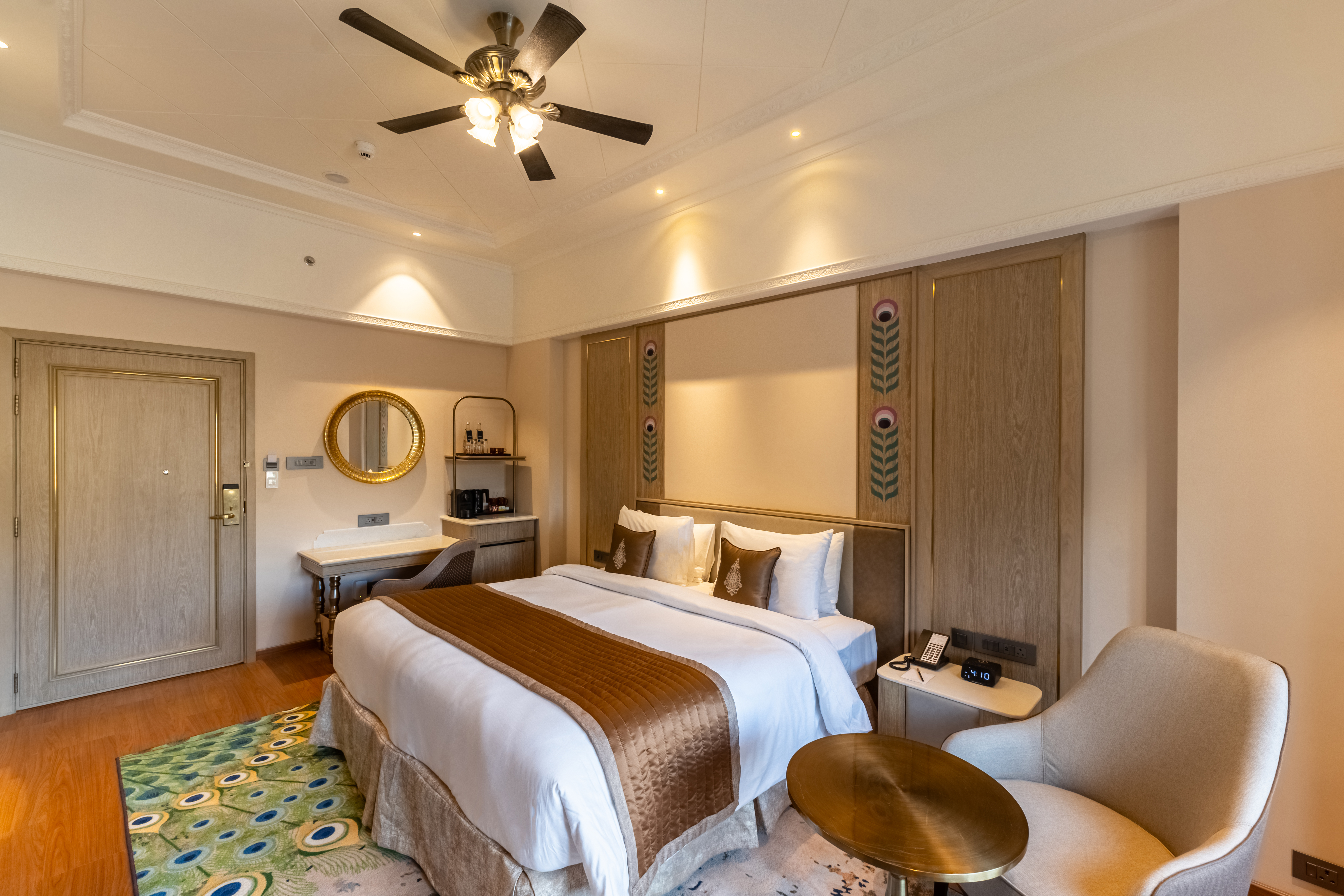 Guest room at the Wyndham Grand Udaipur Fateh Sagar Lake in Udaipur, Other than US/Canada