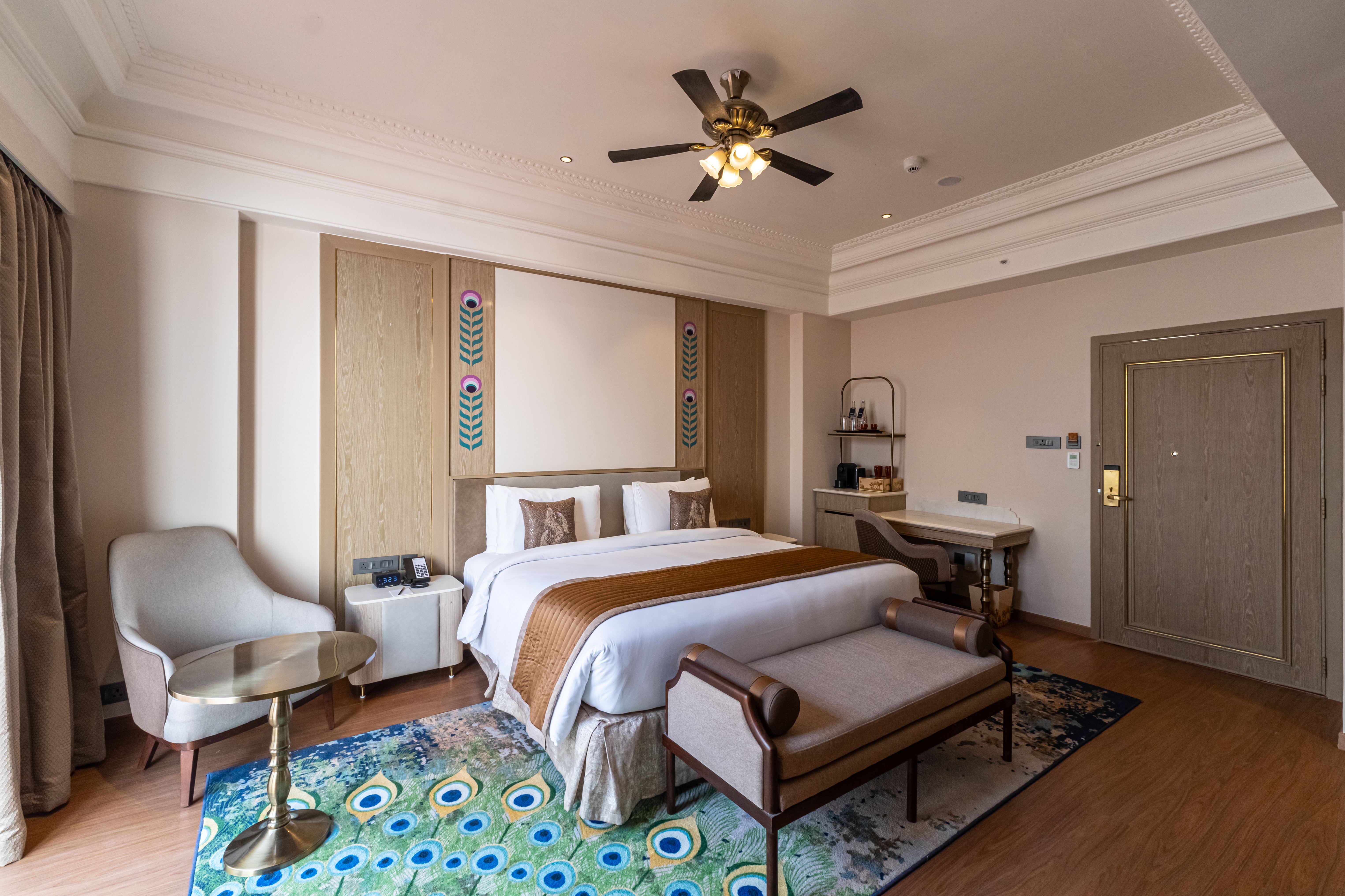 Guest room at the Wyndham Grand Udaipur Fateh Sagar Lake in Udaipur, Other than US/Canada