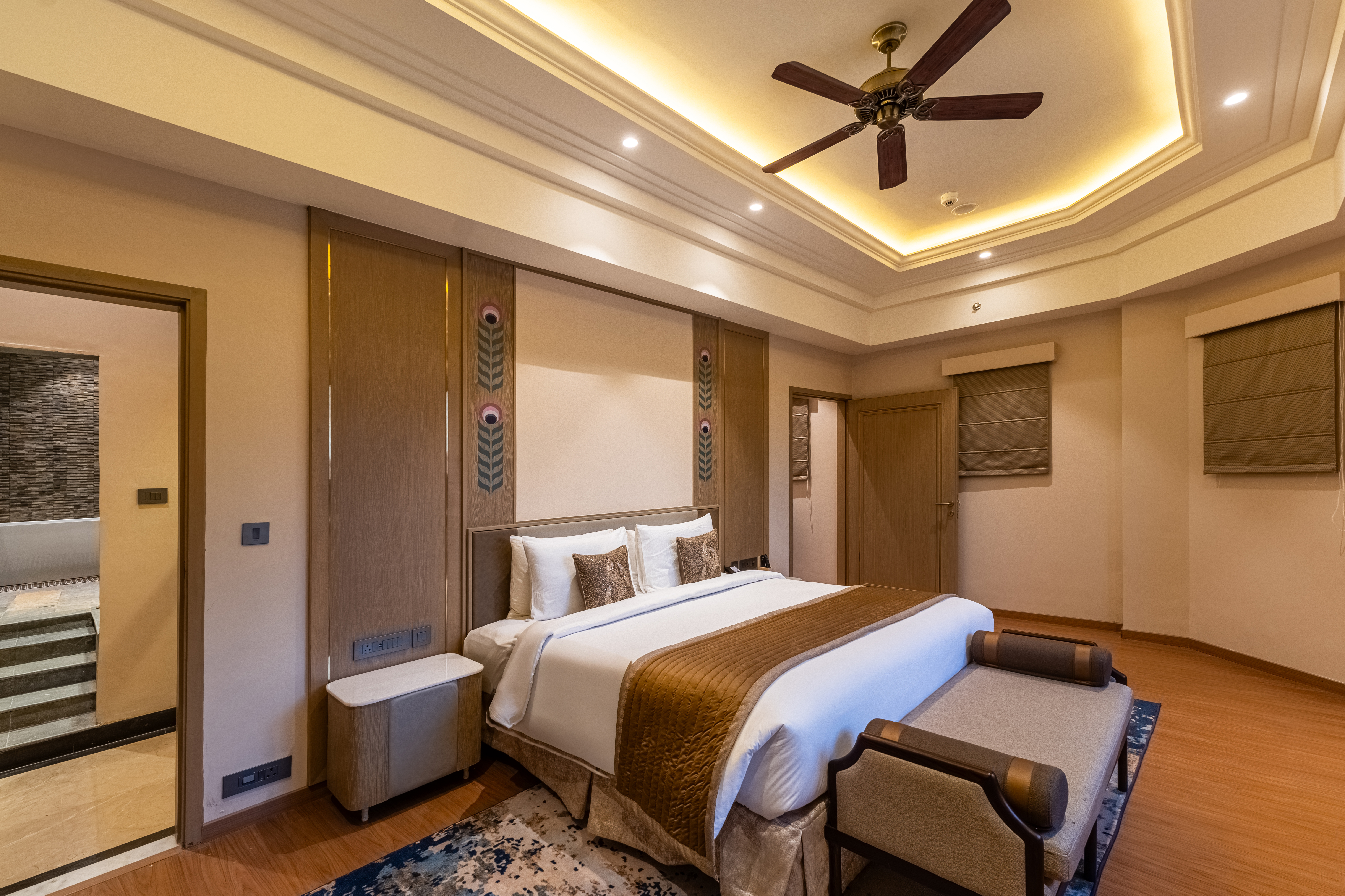 Guest room at the Wyndham Grand Udaipur Fateh Sagar Lake in Udaipur, Other than US/Canada