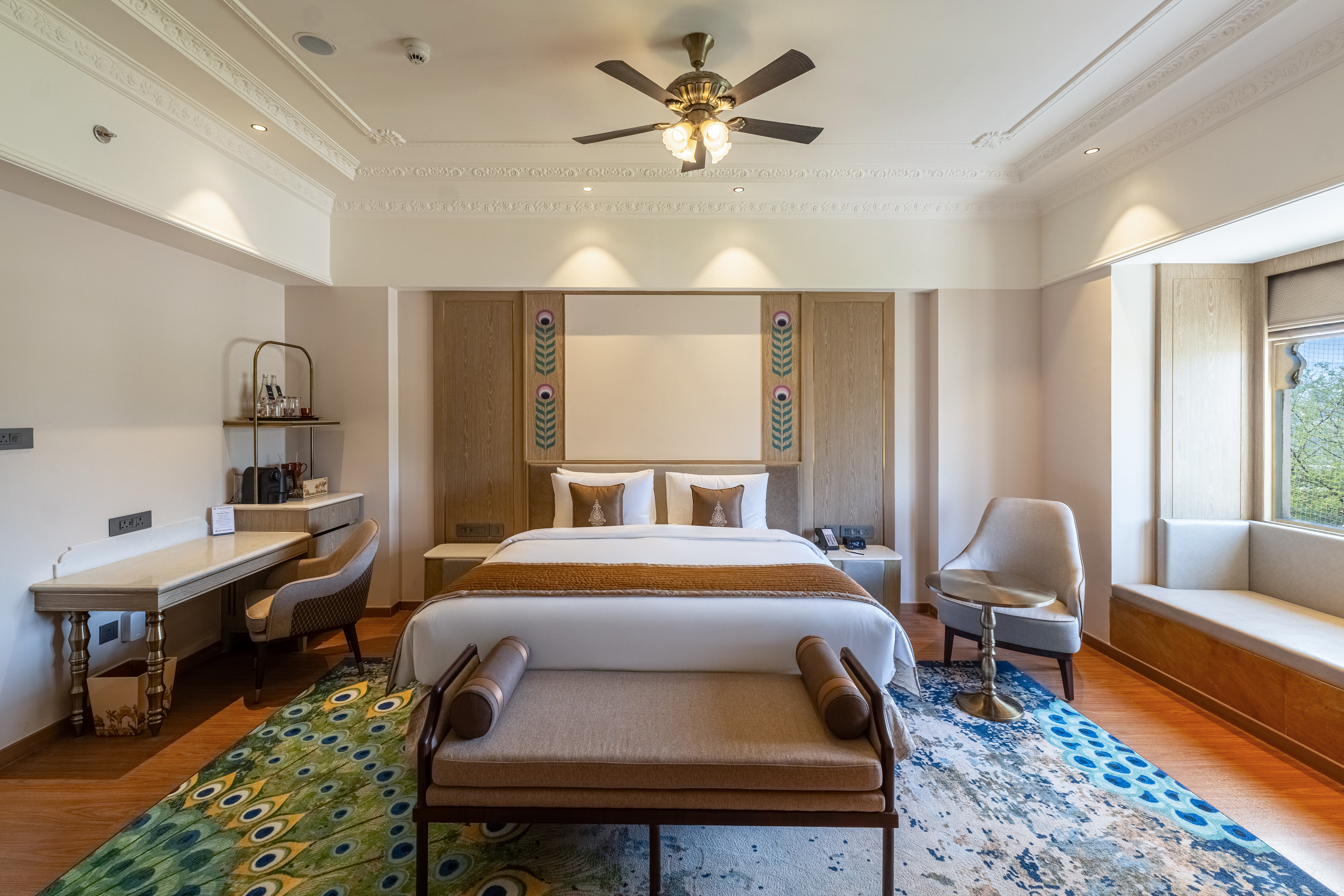 Guest room at the Wyndham Grand Udaipur Fateh Sagar Lake in Udaipur, Other than US/Canada