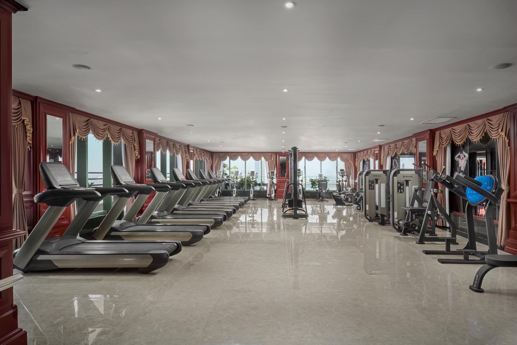 Fitness room at Wyndham Grand Phnom Penh Capital in Phnom Penh, Other than US/Canada