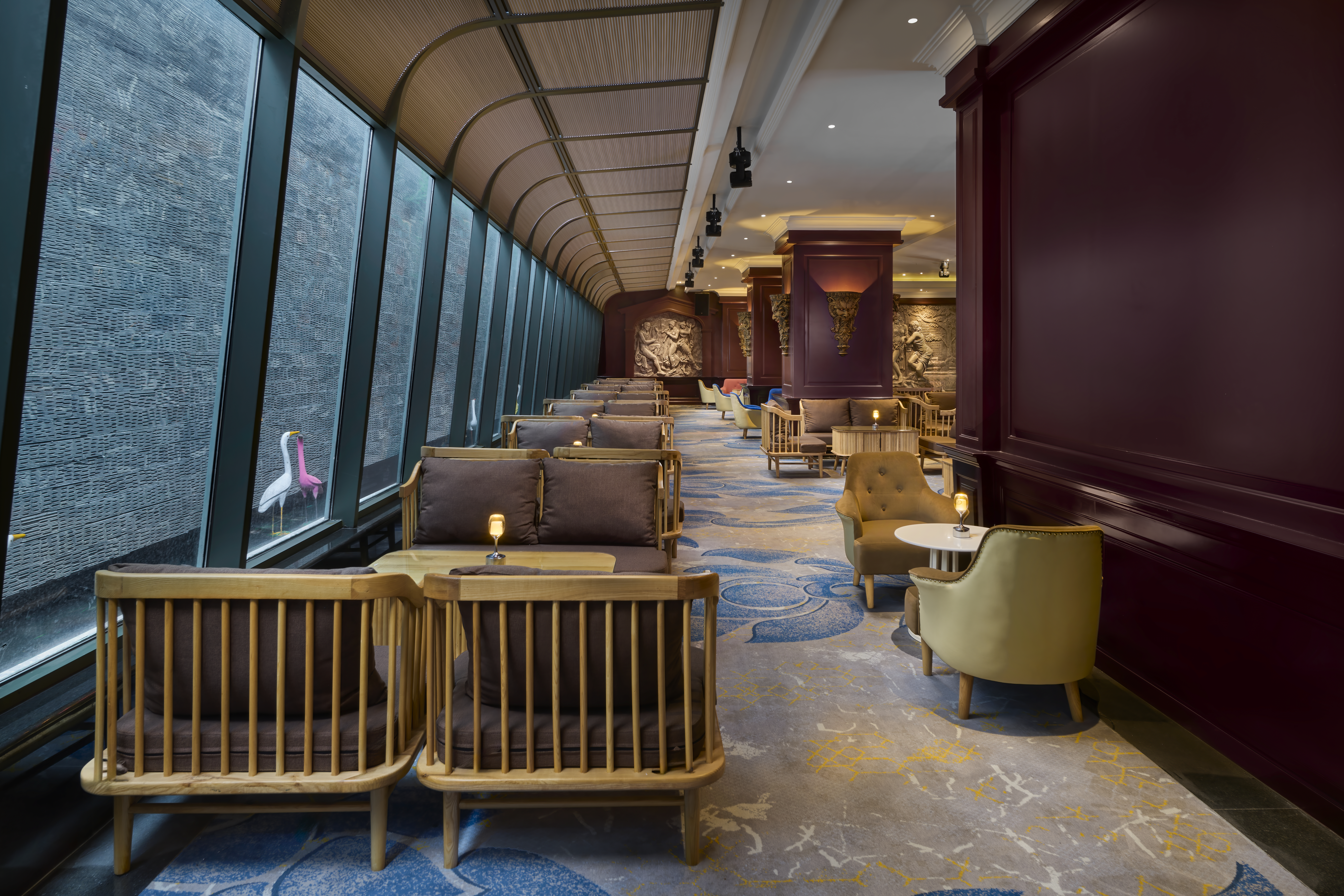 Lobby bar at Wyndham Grand Phnom Penh Capital in Phnom Penh, Other than US/Canada