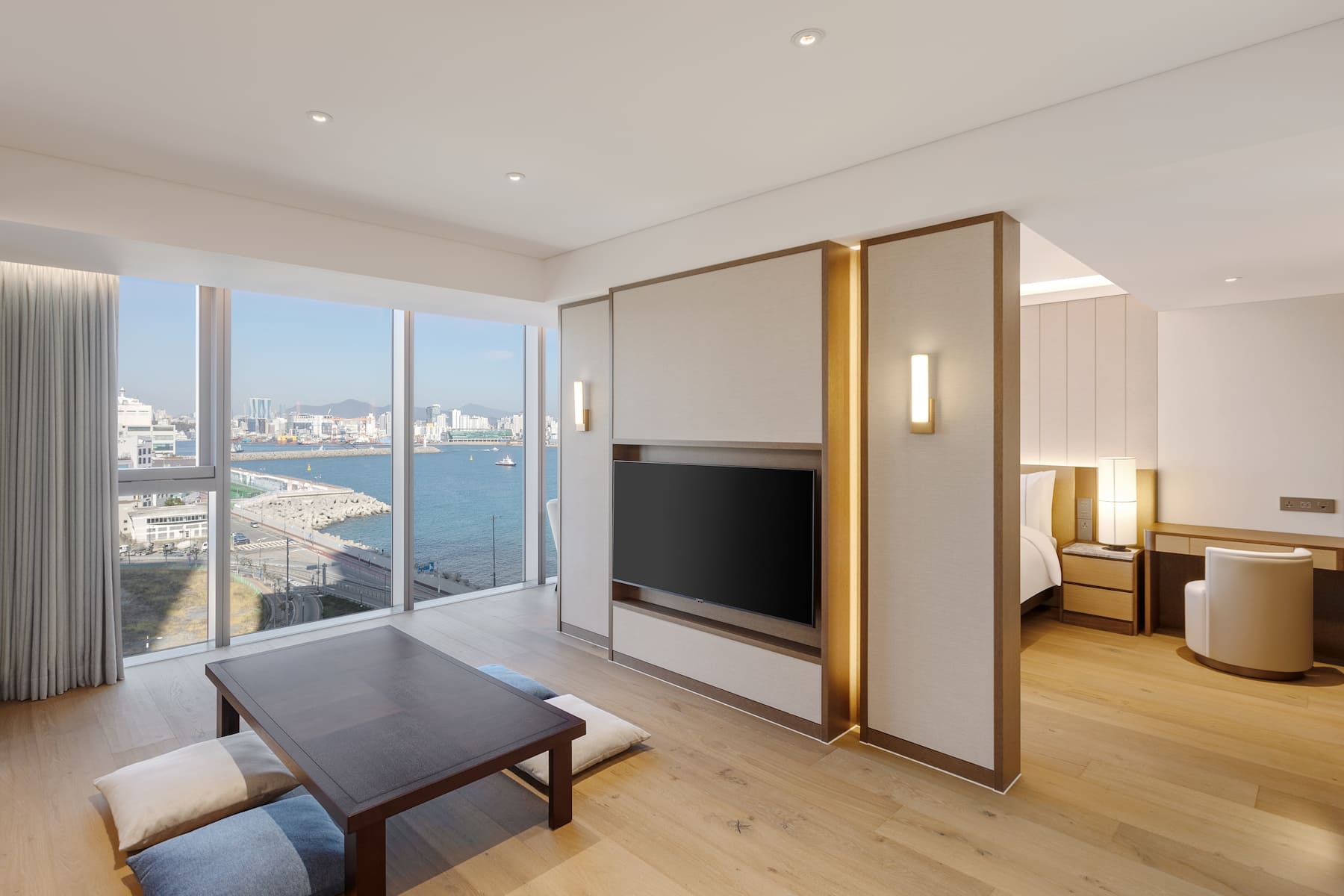 Wyndham Grand Busan Ijin suite living room in Busan, Other than US/Canada
