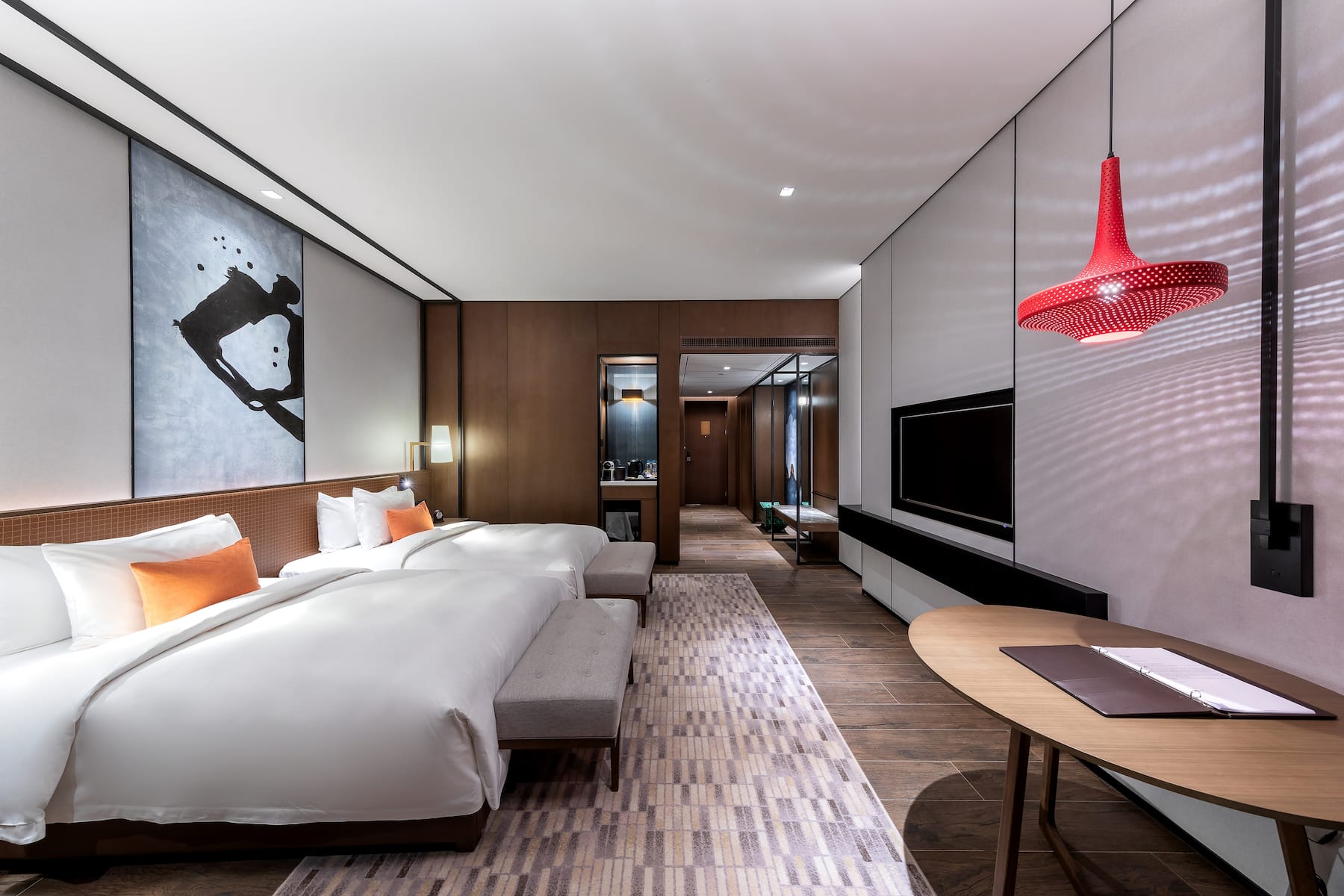 Guest room at the Wyndham Grand Yangon in Yangon, Other than US/Canada