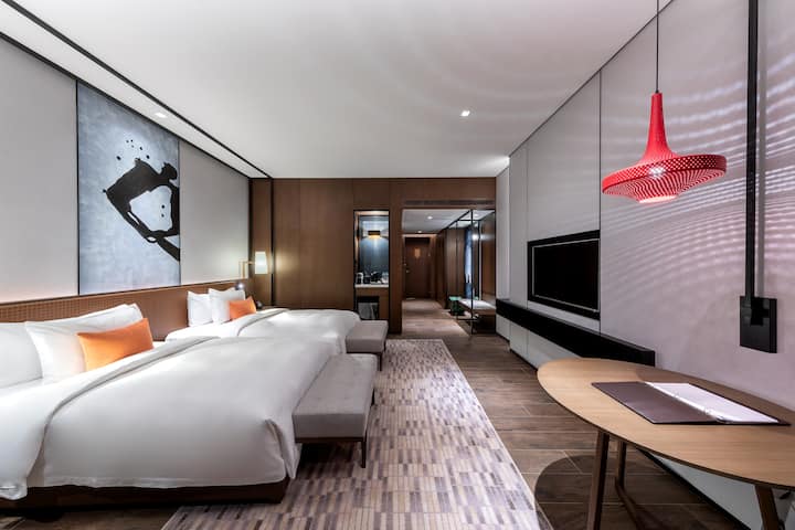 Guest room at the Wyndham Grand Yangon in Yangon, Other than US/Canada