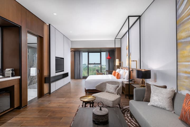 Guest room at the Wyndham Grand Yangon in Yangon, Other than US/Canada