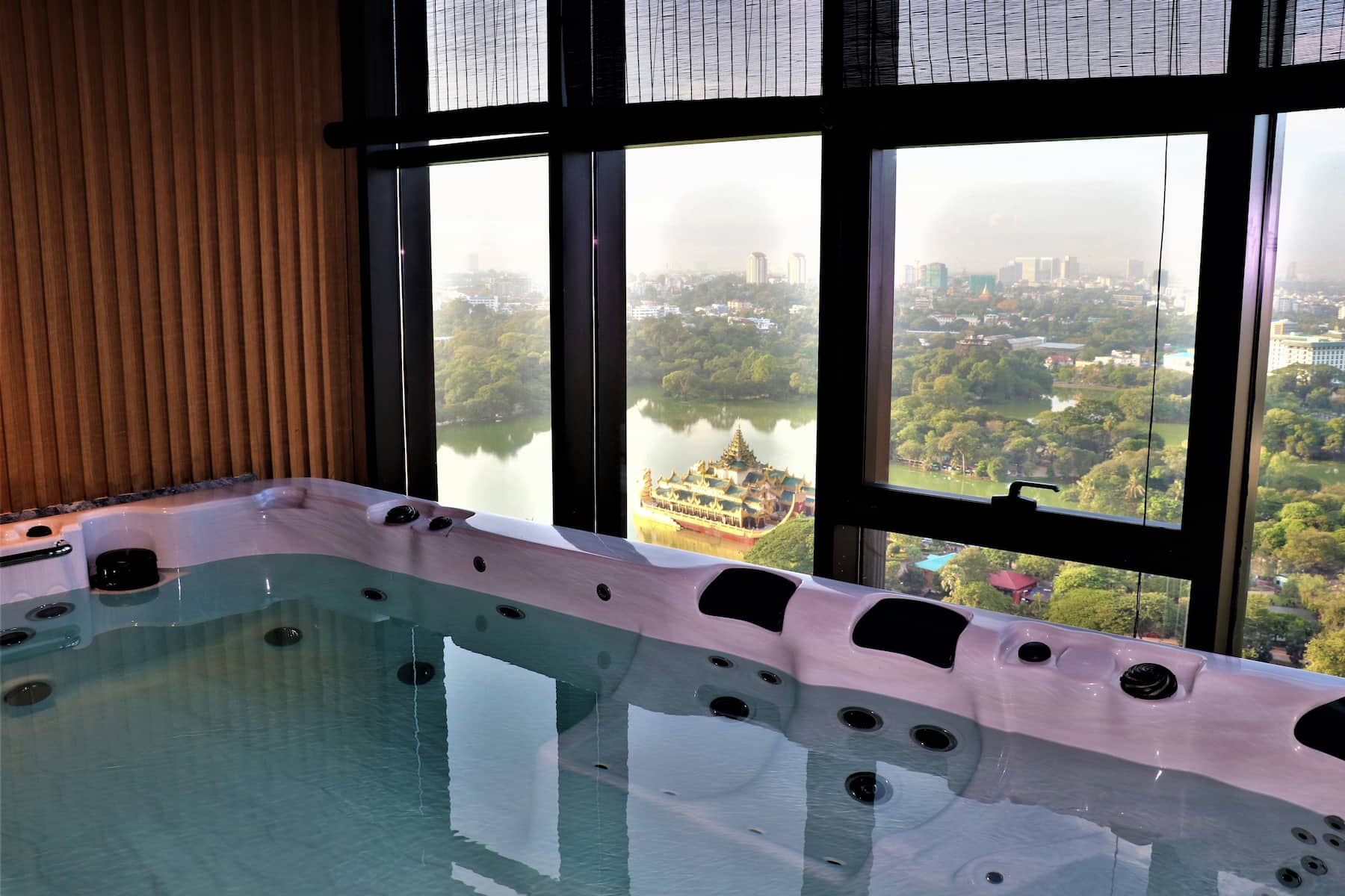 Guest room at the Wyndham Grand Yangon in Yangon, Other than US/Canada