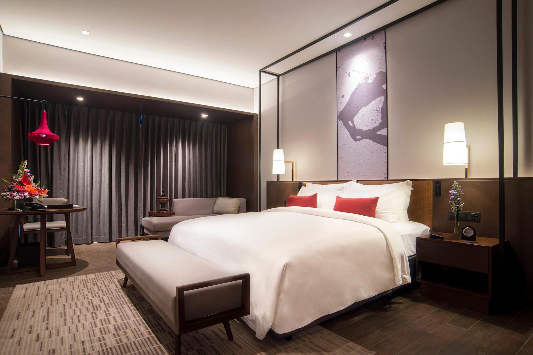 Guest room at the Wyndham Grand Yangon in Yangon, Other than US/Canada