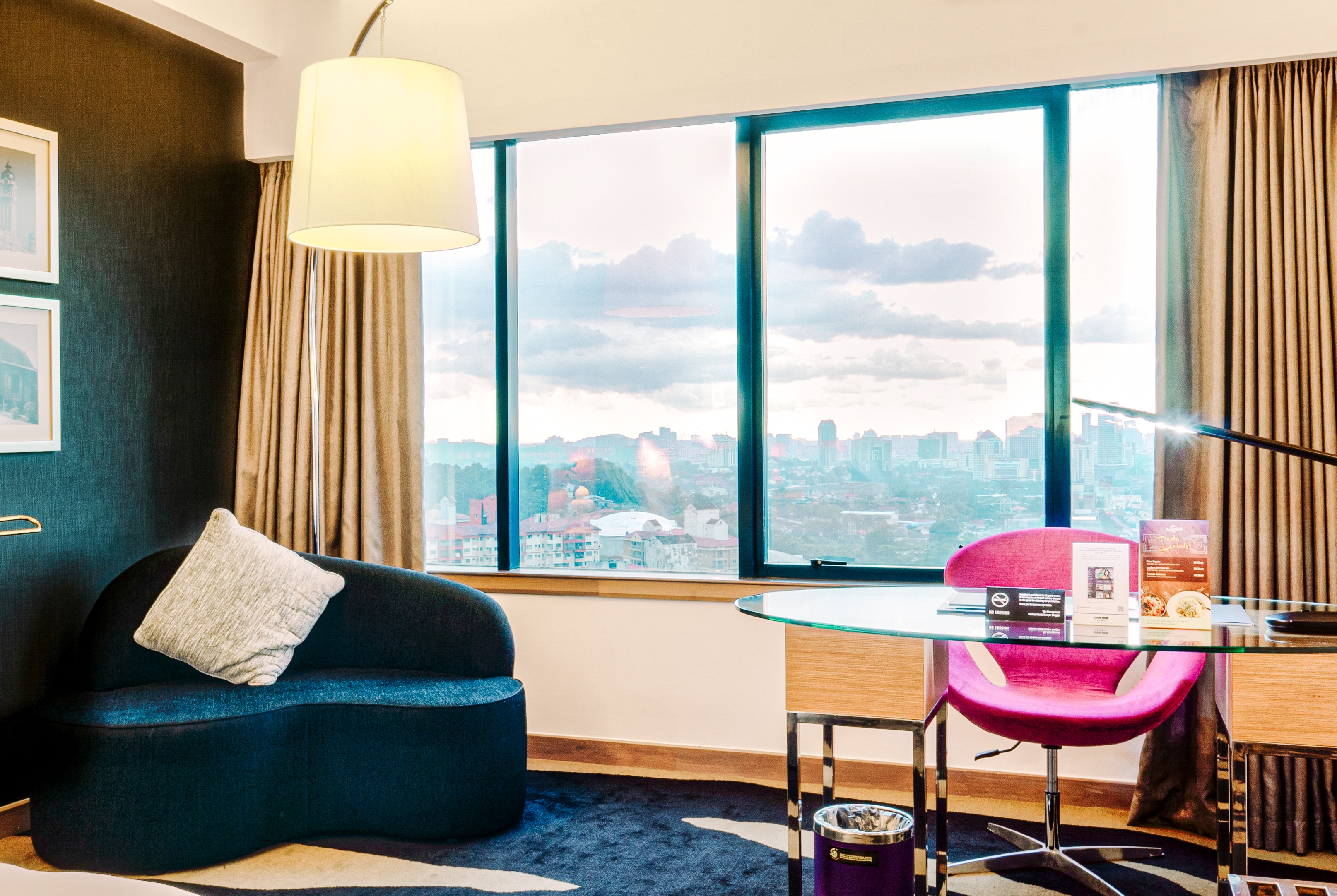 Guest room at the Wyndham Grand Bangsar Kuala Lumpur in Kuala Lumpur, Other than US/Canada