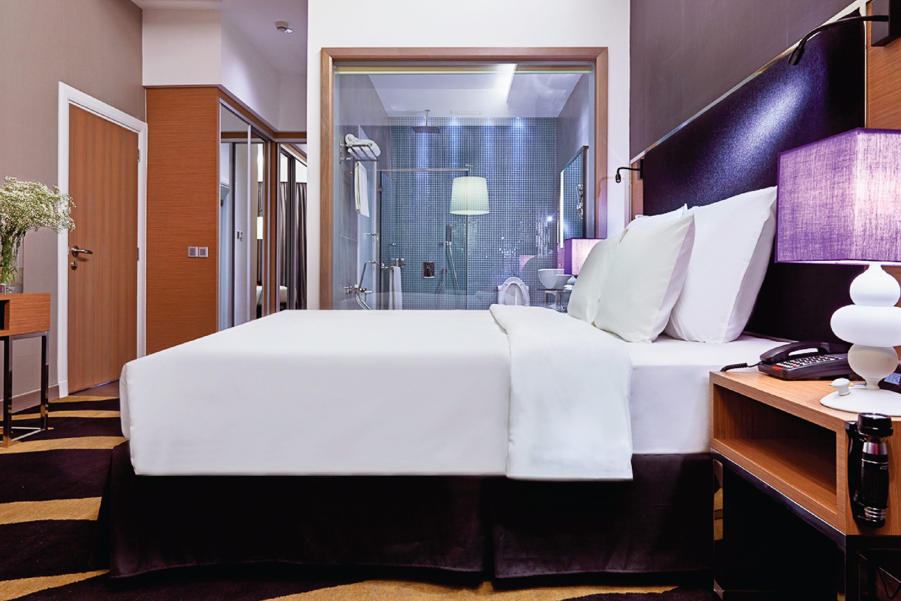 Guest room at the Wyndham Grand Bangsar Kuala Lumpur in Kuala Lumpur, Other than US/Canada