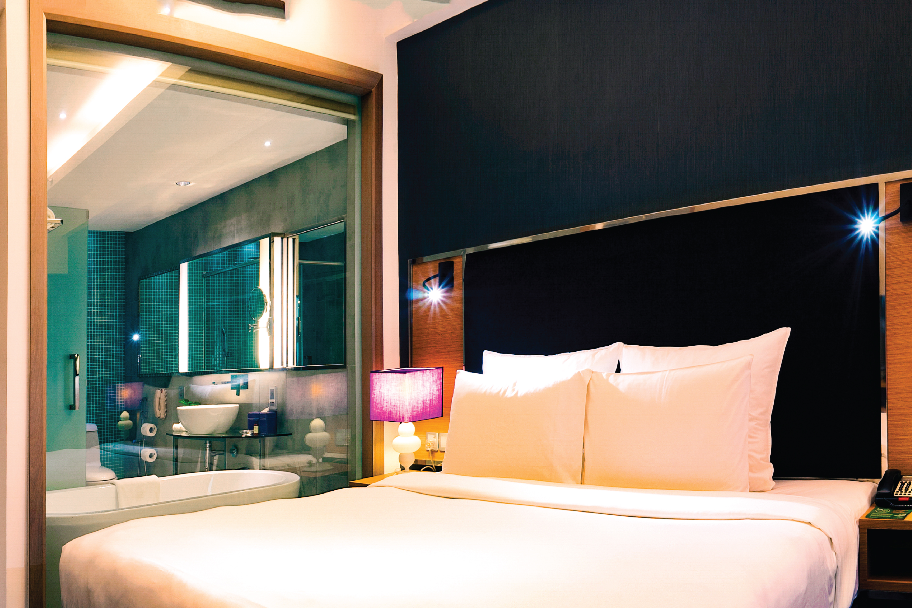 Guest room at the Wyndham Grand Bangsar Kuala Lumpur in Kuala Lumpur, Other than US/Canada