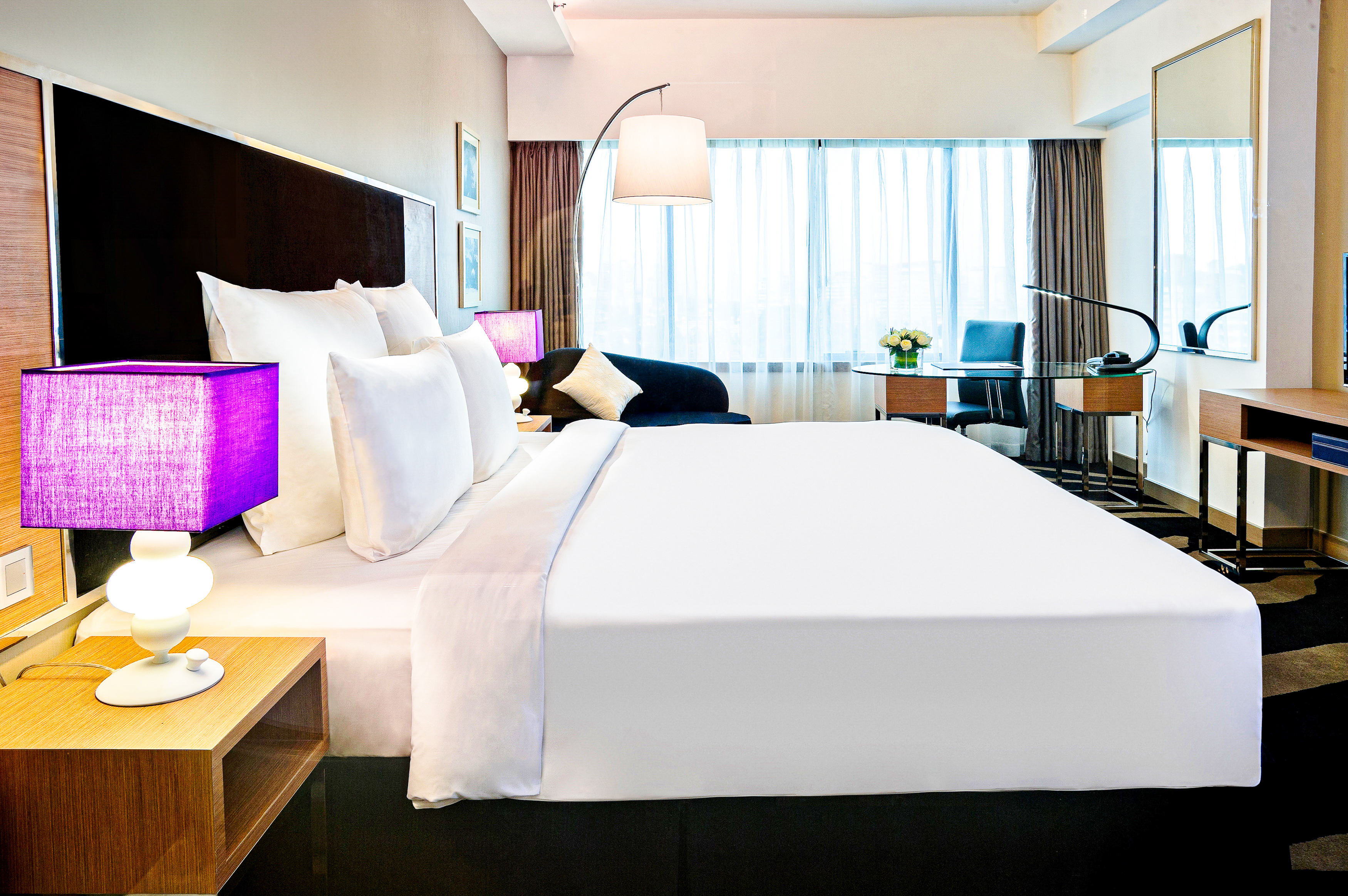 Guest room at the Wyndham Grand Bangsar Kuala Lumpur in Kuala Lumpur, Other than US/Canada