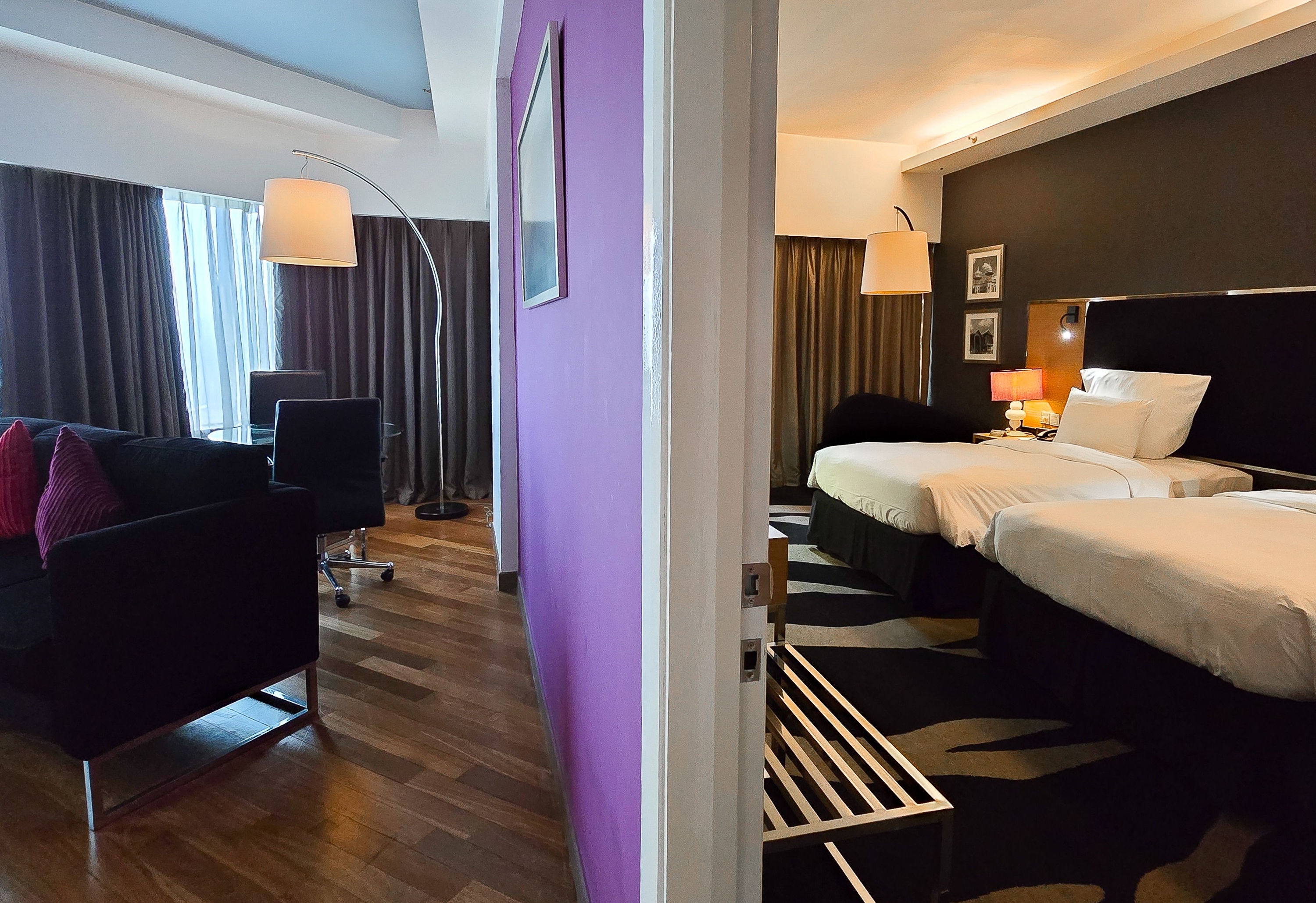 Guest room at the Wyndham Grand Bangsar Kuala Lumpur in Kuala Lumpur, Other than US/Canada