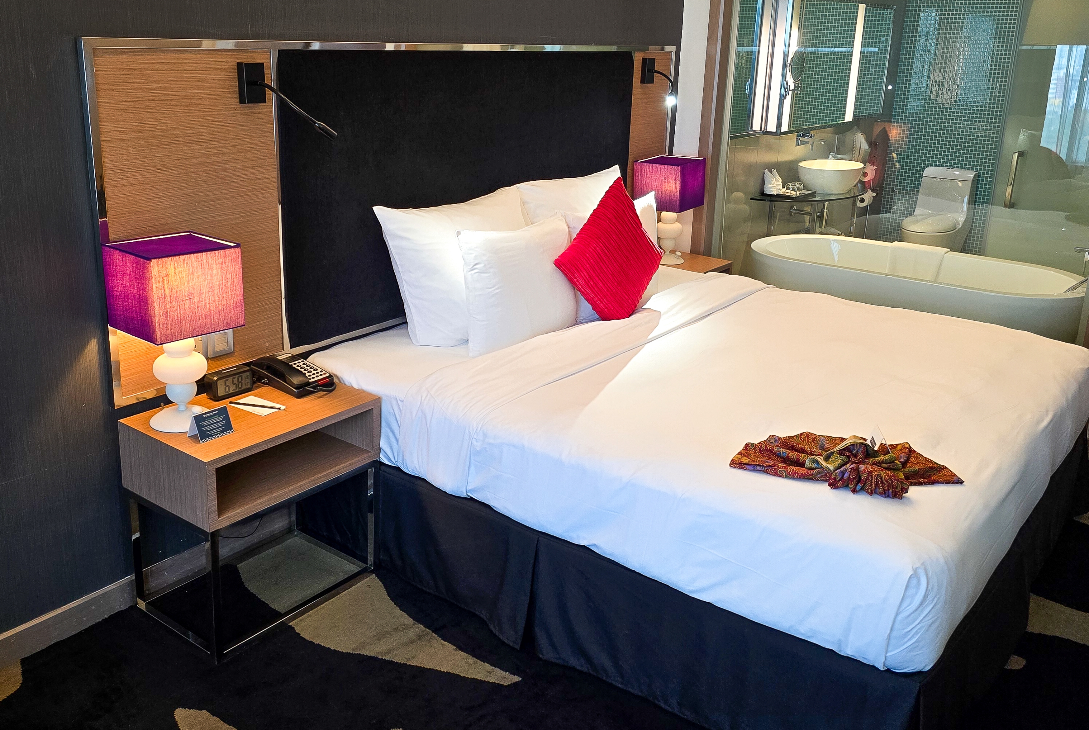 Guest room at the Wyndham Grand Bangsar Kuala Lumpur in Kuala Lumpur, Other than US/Canada