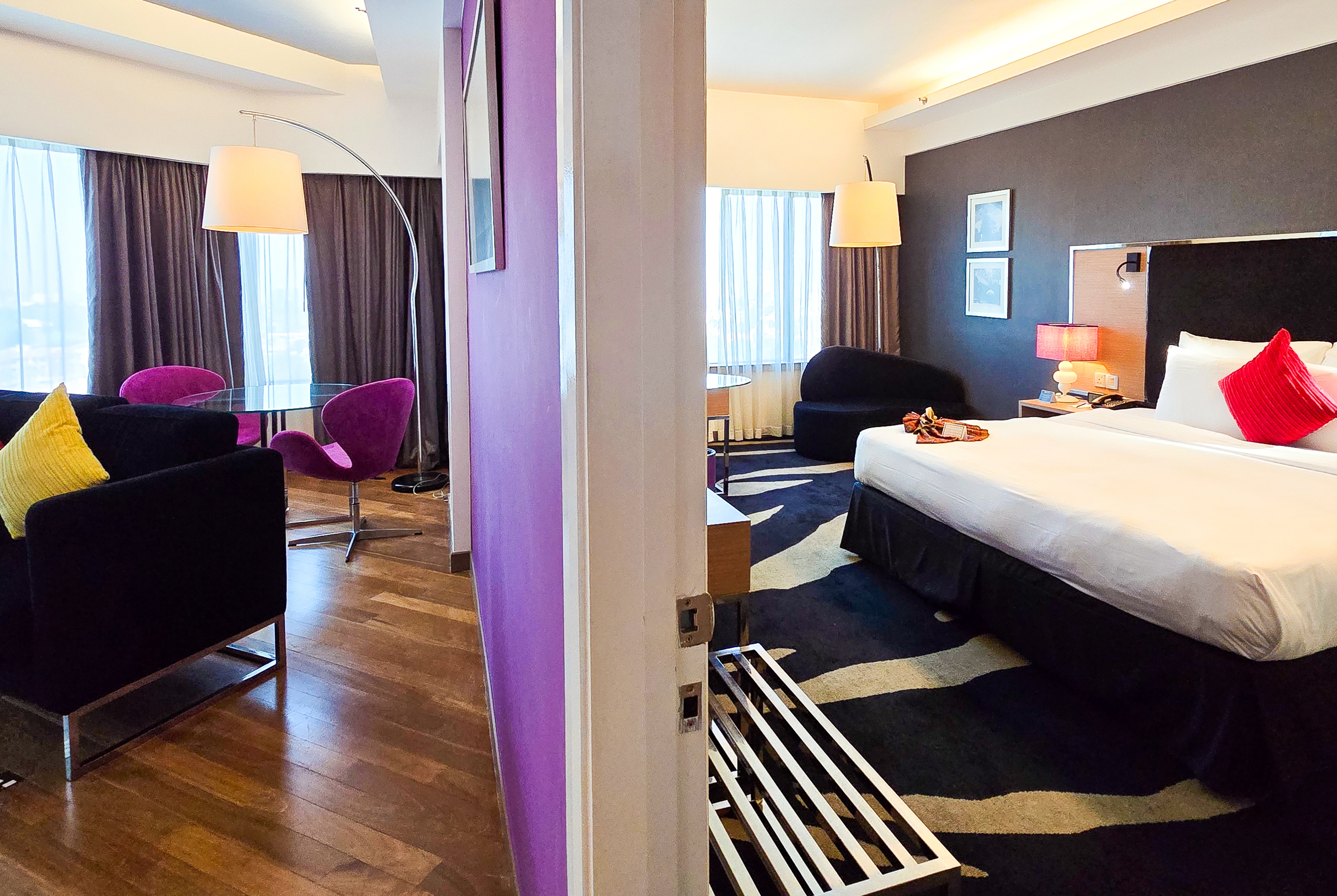 Guest room at the Wyndham Grand Bangsar Kuala Lumpur in Kuala Lumpur, Other than US/Canada