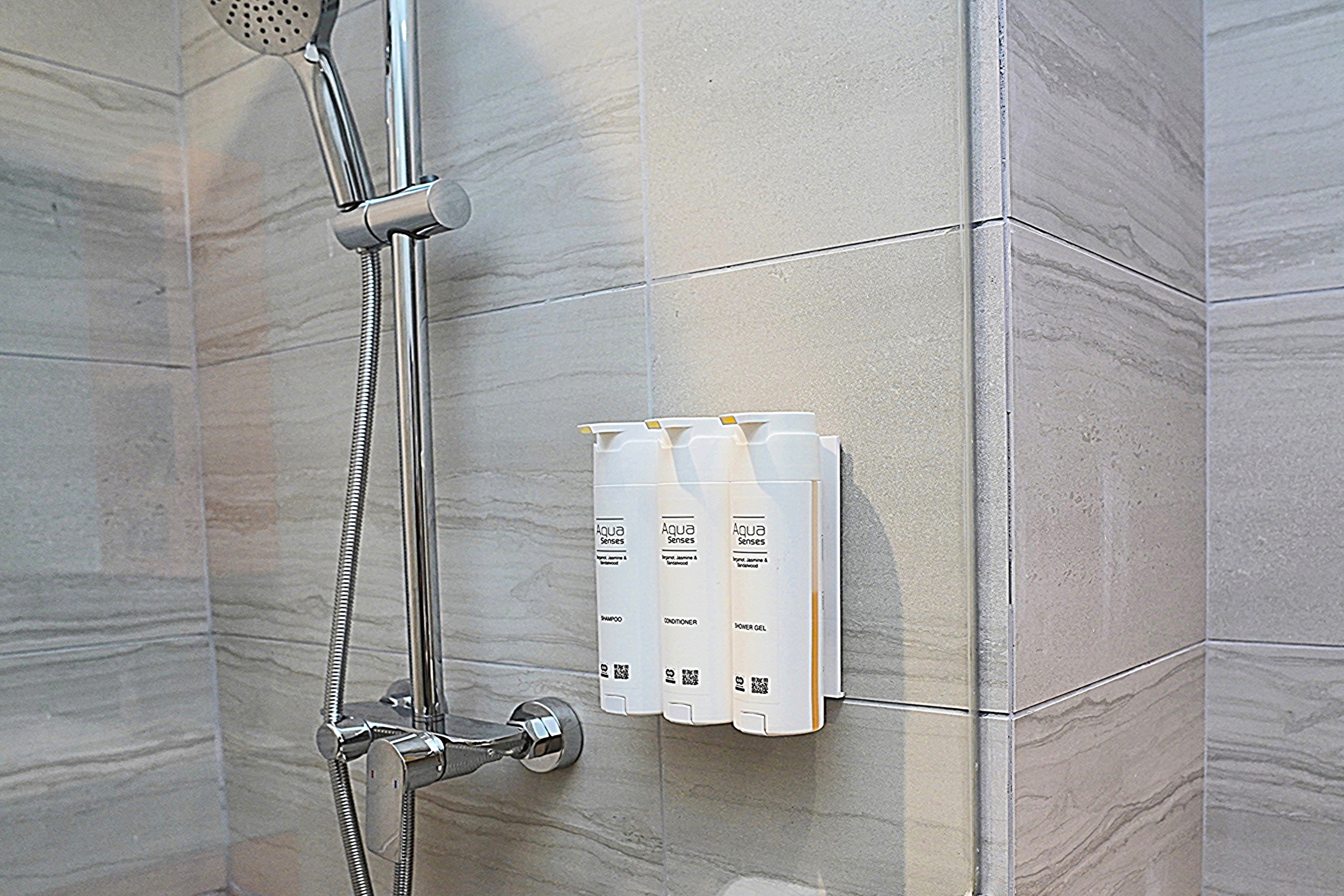 Guest room bath at the Wyndham Grand i-City in Shah Alam, Other than US/Canada