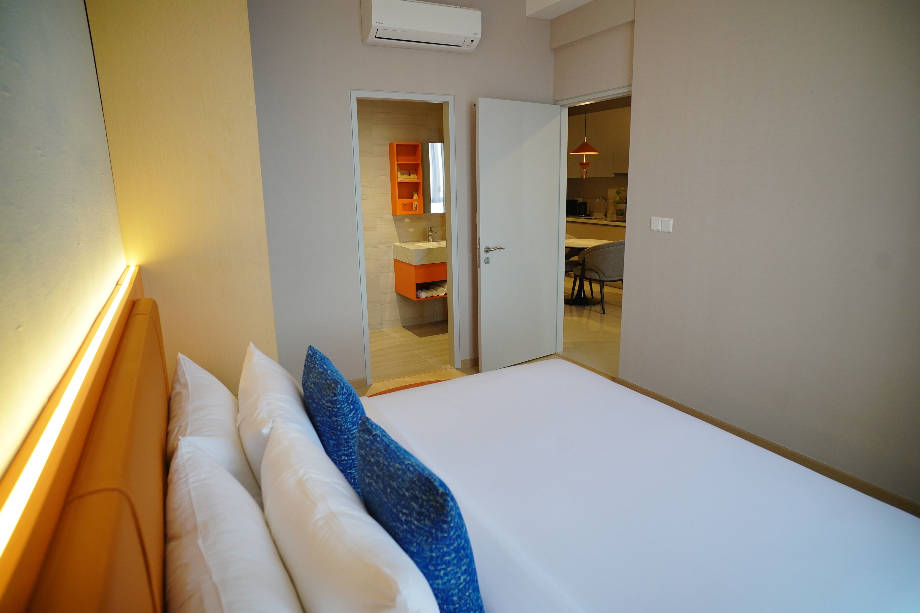 Guest room at the Wyndham Grand i-City in Shah Alam, Other than US/Canada