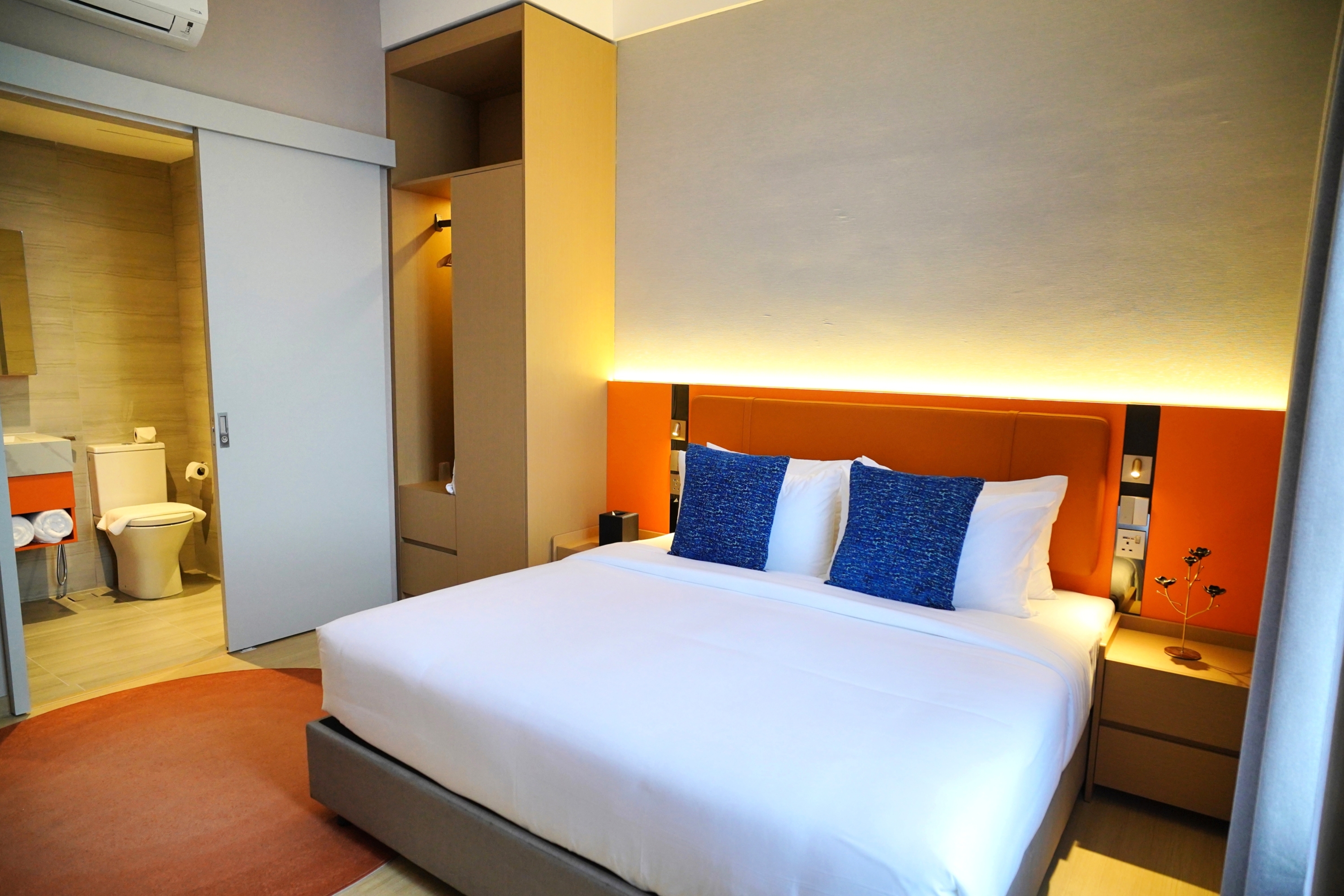 Guest room at the Wyndham Grand i-City in Shah Alam, Other than US/Canada