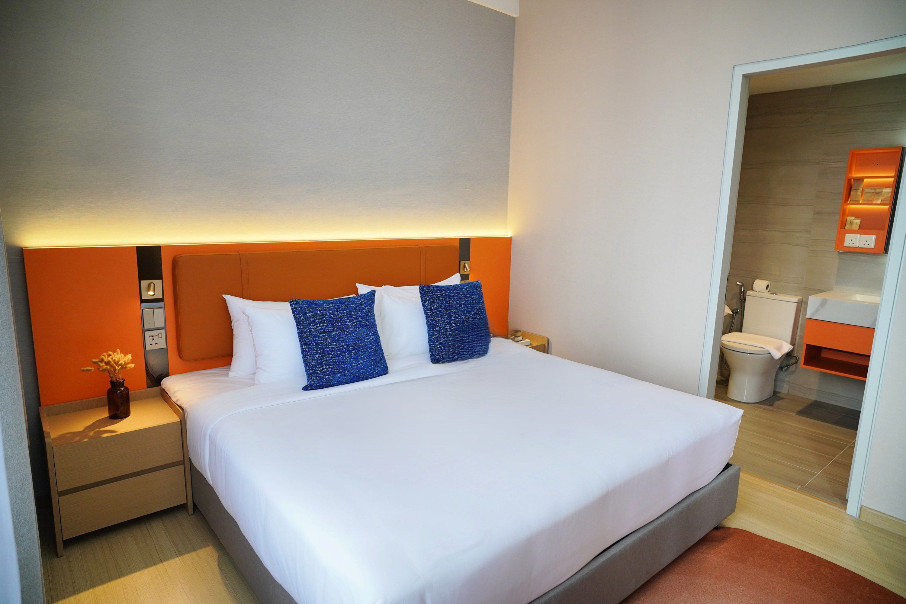 Guest room at the Wyndham Grand i-City in Shah Alam, Other than US/Canada