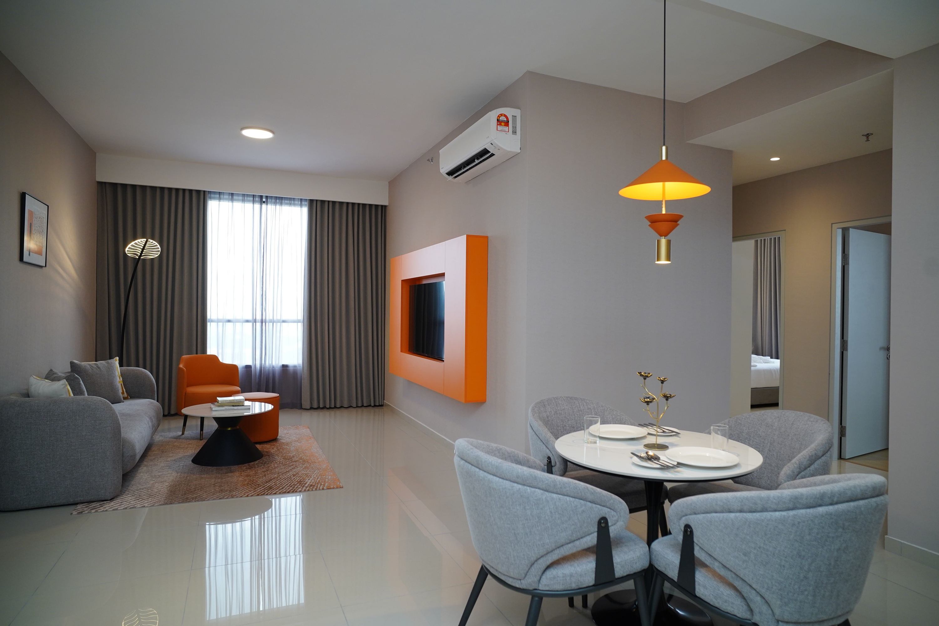 Guest room at the Wyndham Grand i-City in Shah Alam, Other than US/Canada