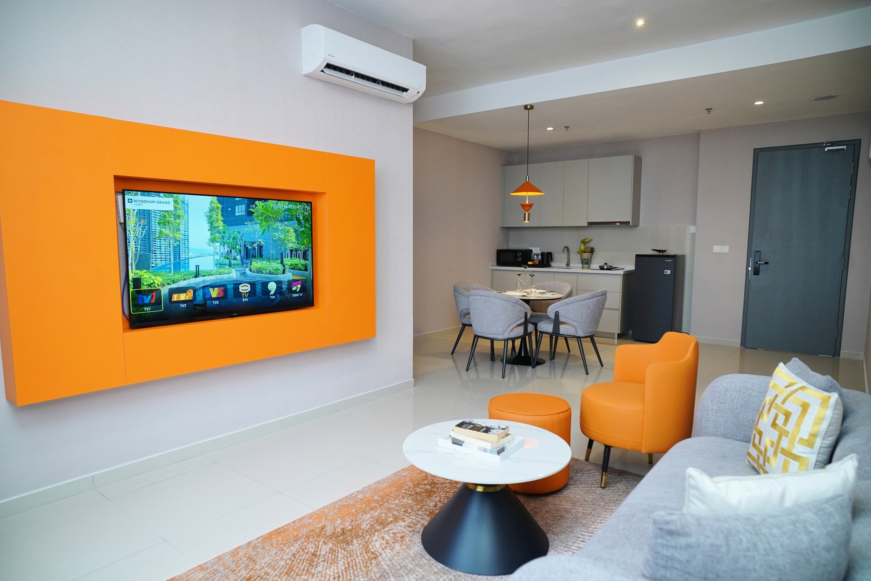 Guest room at the Wyndham Grand i-City in Shah Alam, Other than US/Canada