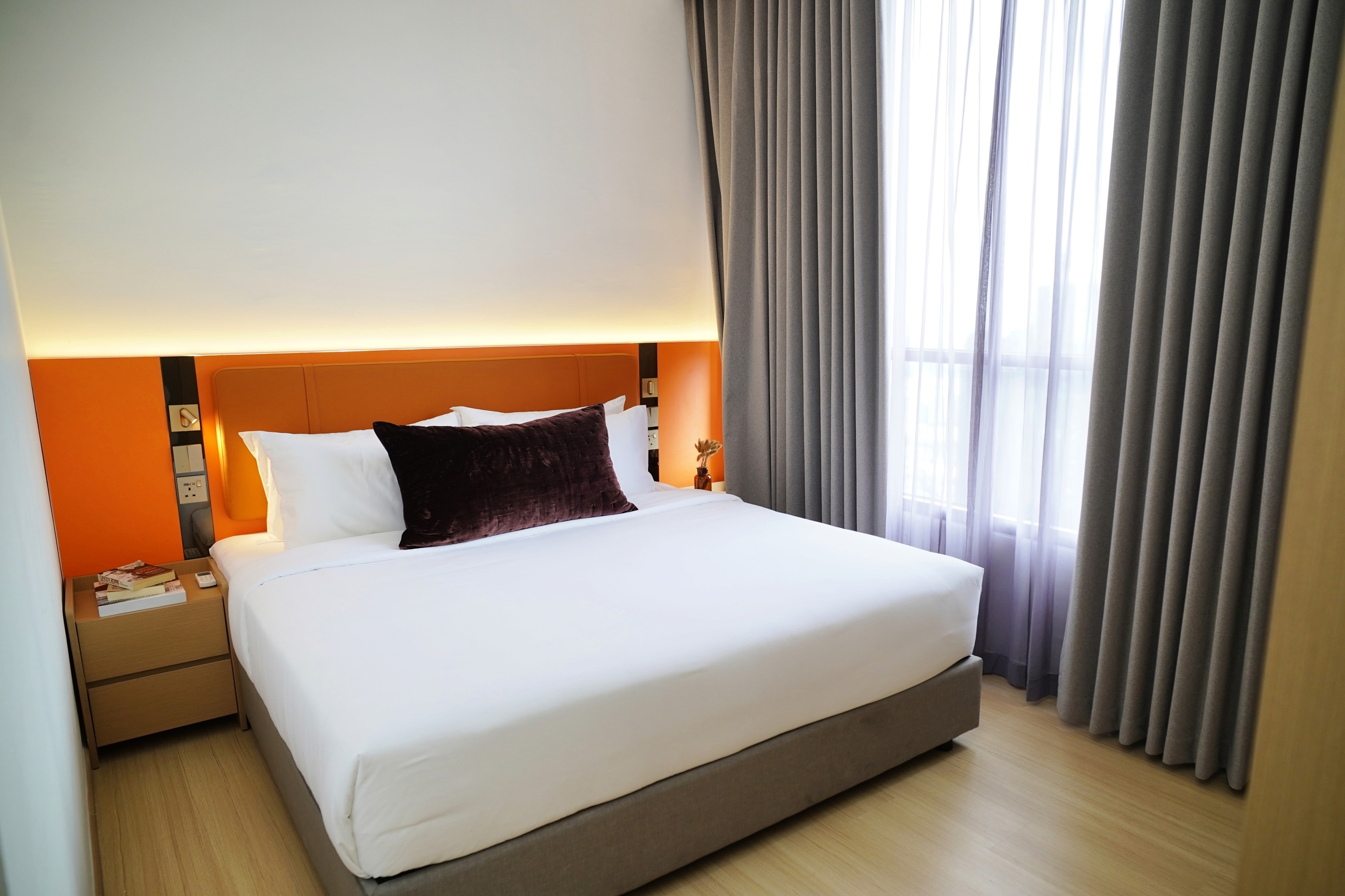 Guest room at the Wyndham Grand i-City in Shah Alam, Other than US/Canada