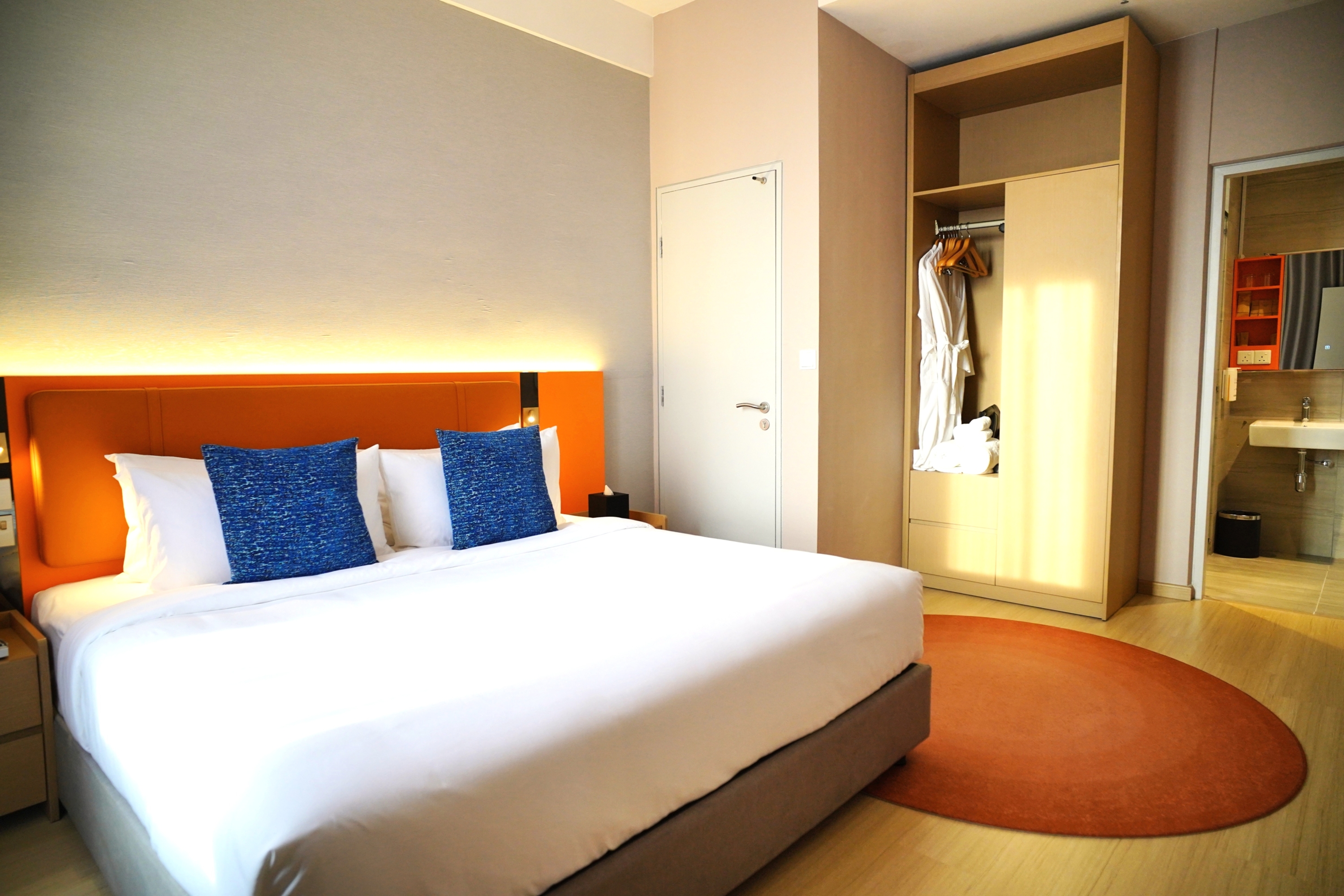 Guest room at the Wyndham Grand i-City in Shah Alam, Other than US/Canada
