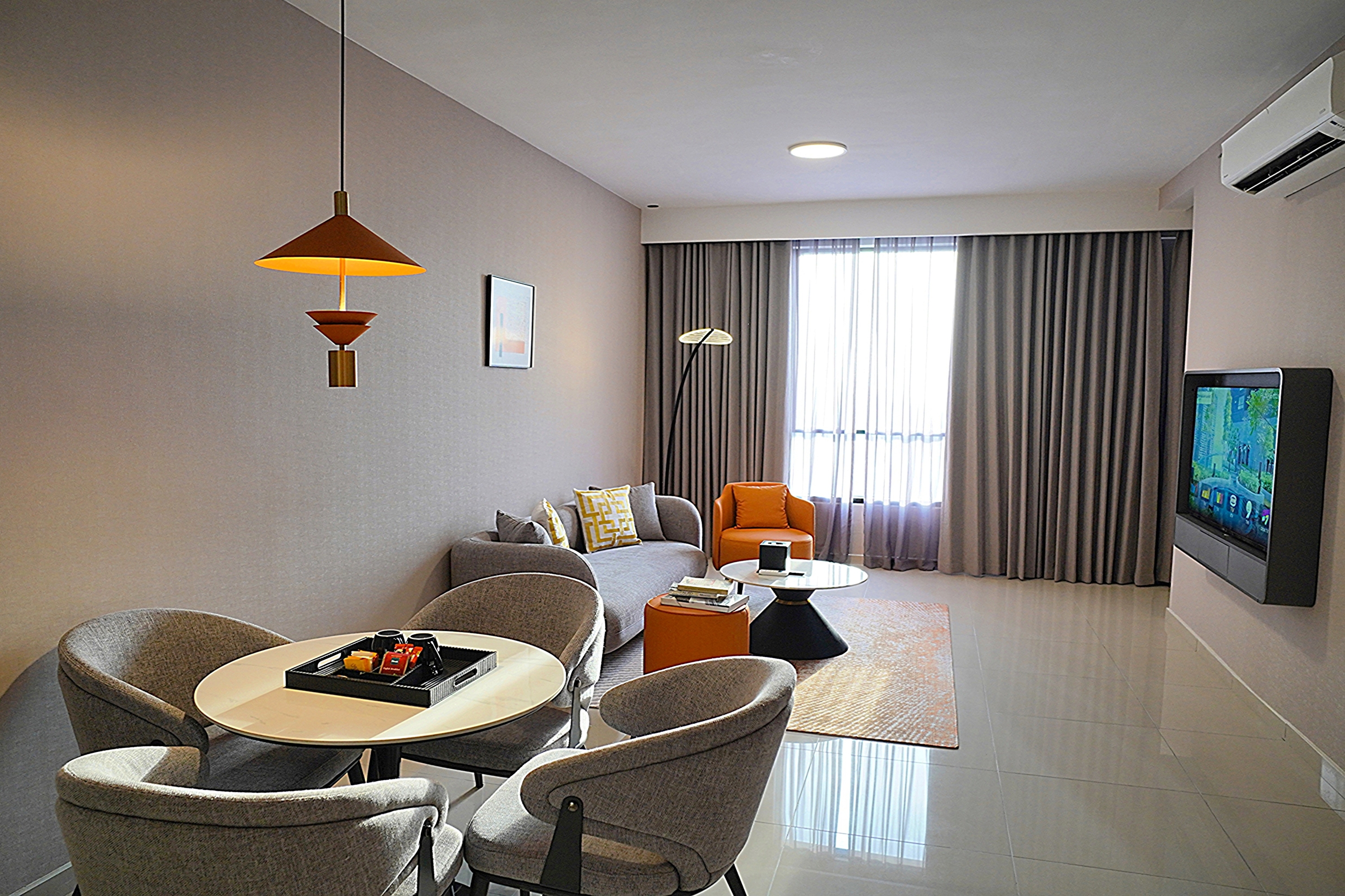 Guest room at the Wyndham Grand i-City in Shah Alam, Other than US/Canada