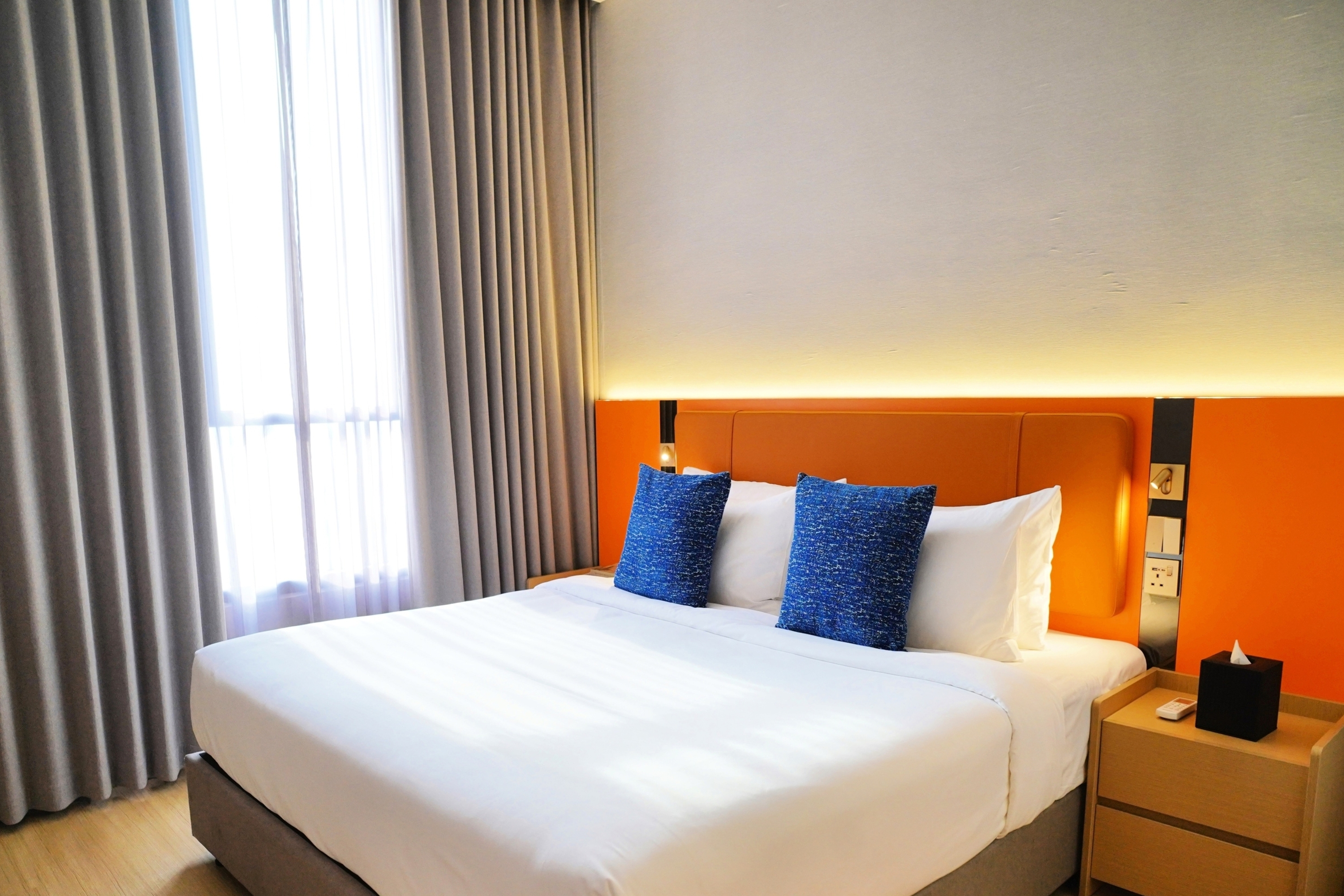 Guest room at the Wyndham Grand i-City in Shah Alam, Other than US/Canada