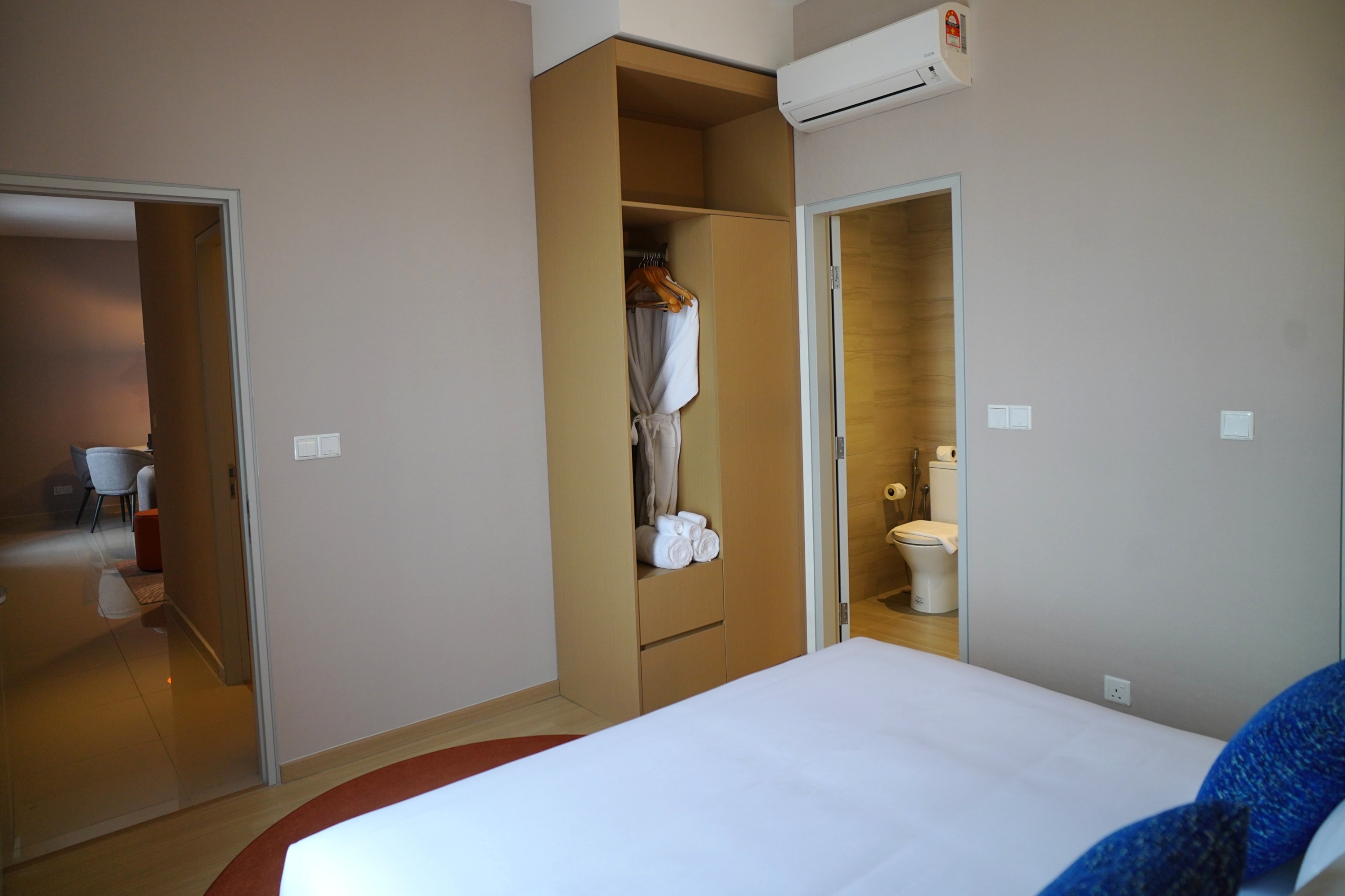 Guest room at the Wyndham Grand i-City in Shah Alam, Other than US/Canada