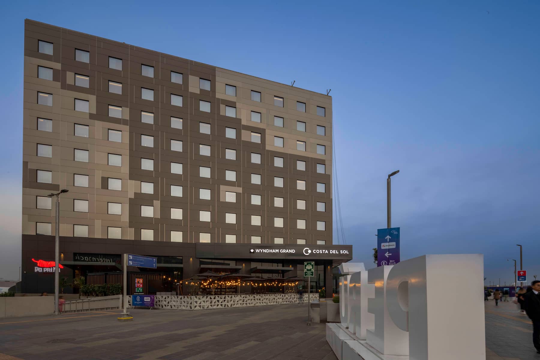 Exterior of Wyndham Grand Costa Del Sol Lima Airport hotel in Lima, Other than US/Canada