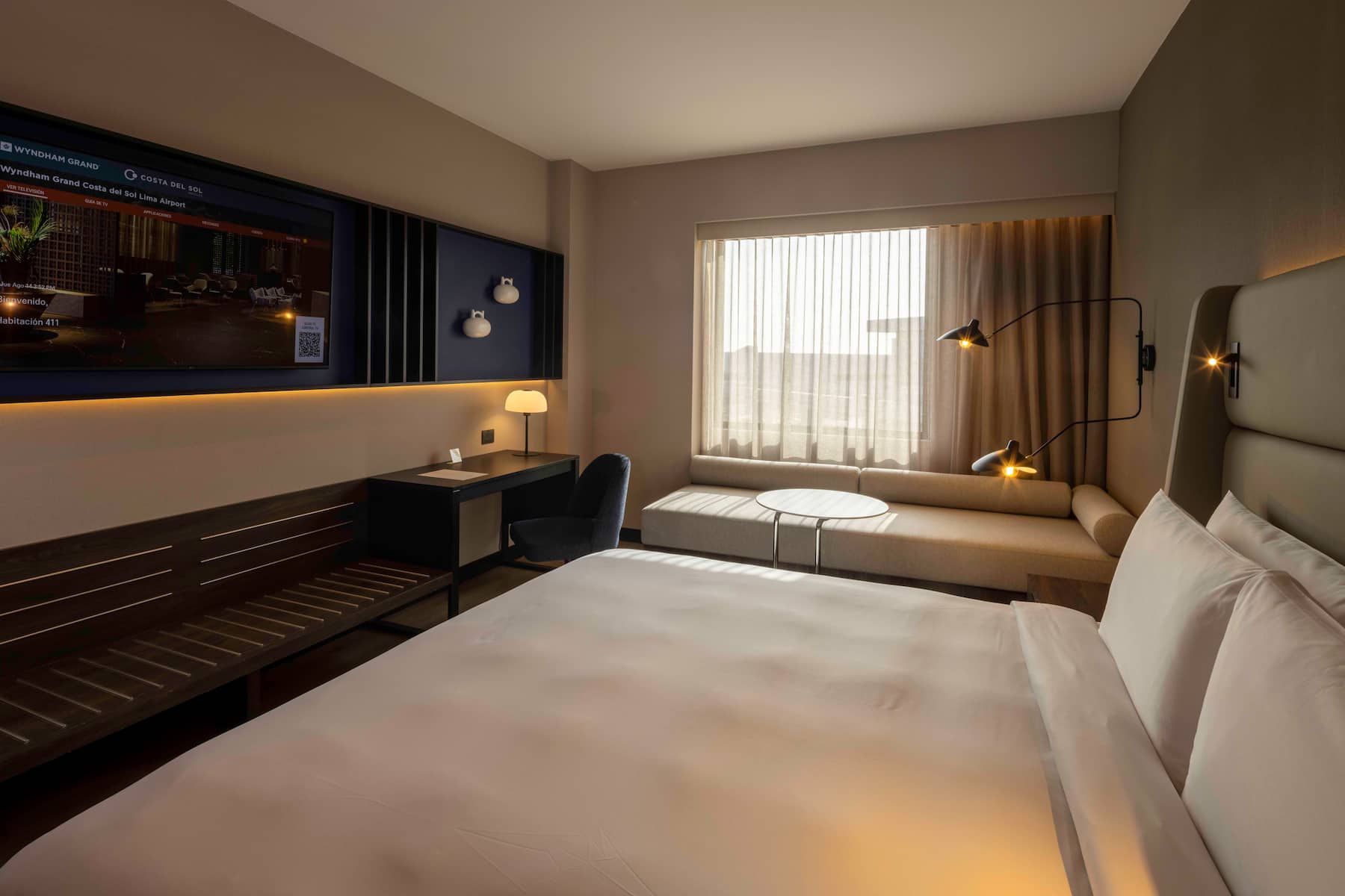 Guest room at the Wyndham Grand Costa Del Sol Lima Airport in Lima, Other than US/Canada