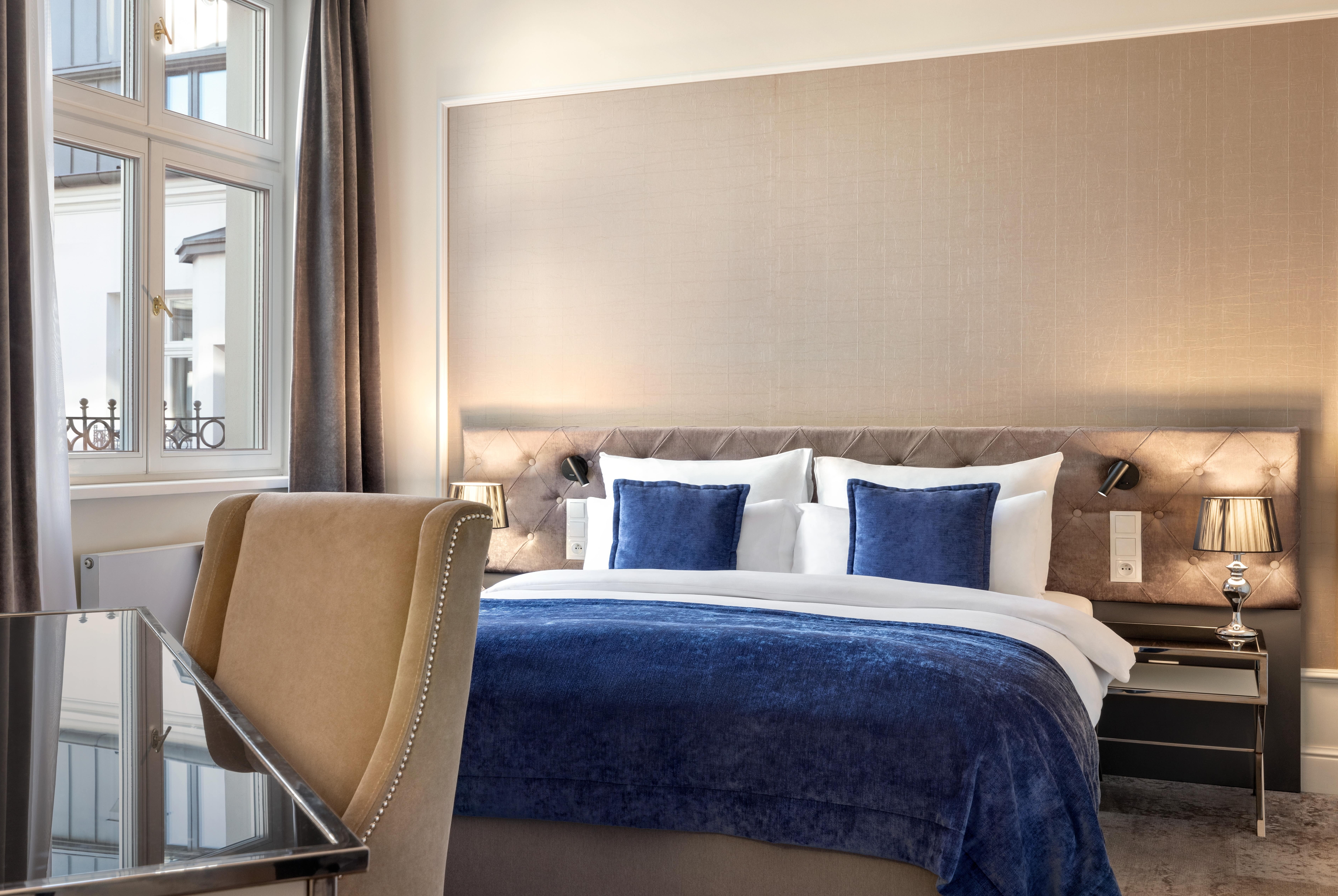 Guest room at the Wyndham Grand Krakow Old Town in Cracow, Other than US/Canada