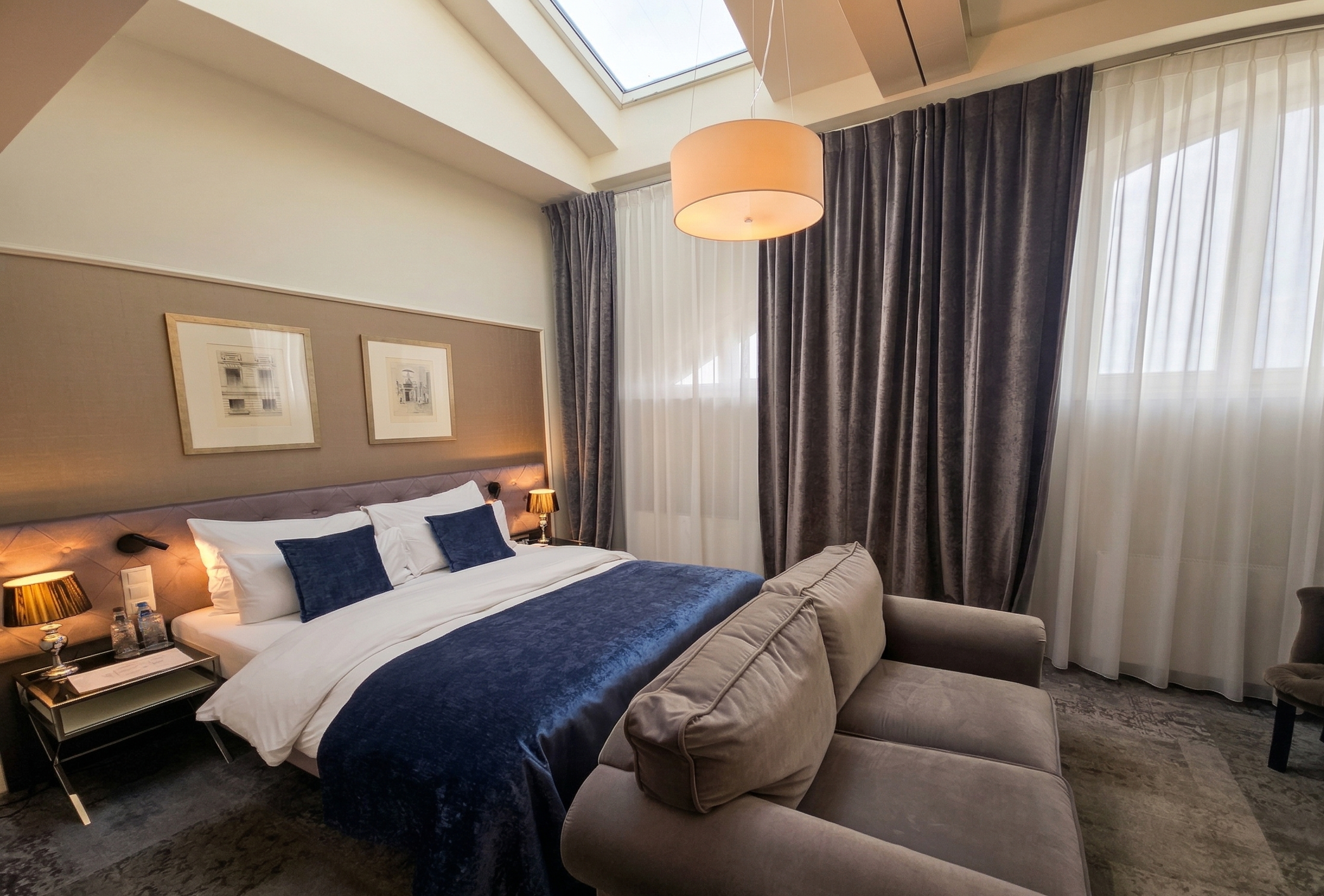 Guest room at the Wyndham Grand Krakow Old Town in Cracow, Other than US/Canada