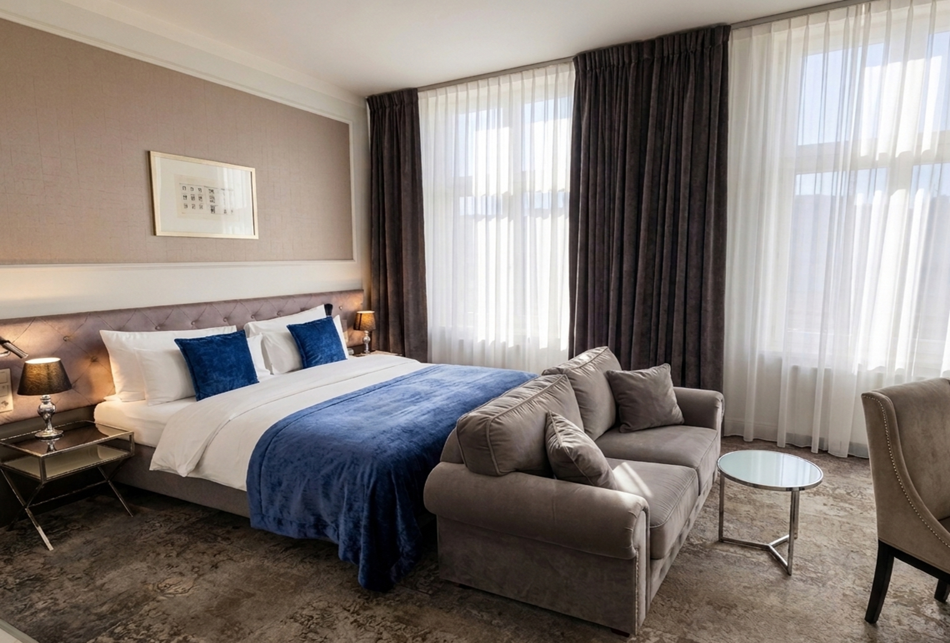 Guest room at the Wyndham Grand Krakow Old Town in Cracow, Other than US/Canada