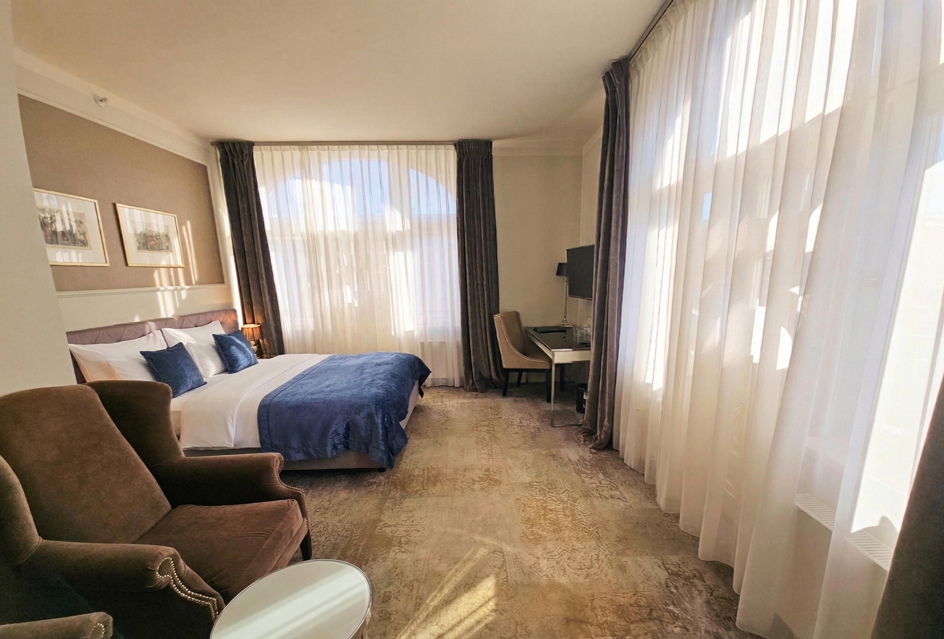 Guest room at the Wyndham Grand Krakow Old Town in Cracow, Other than US/Canada