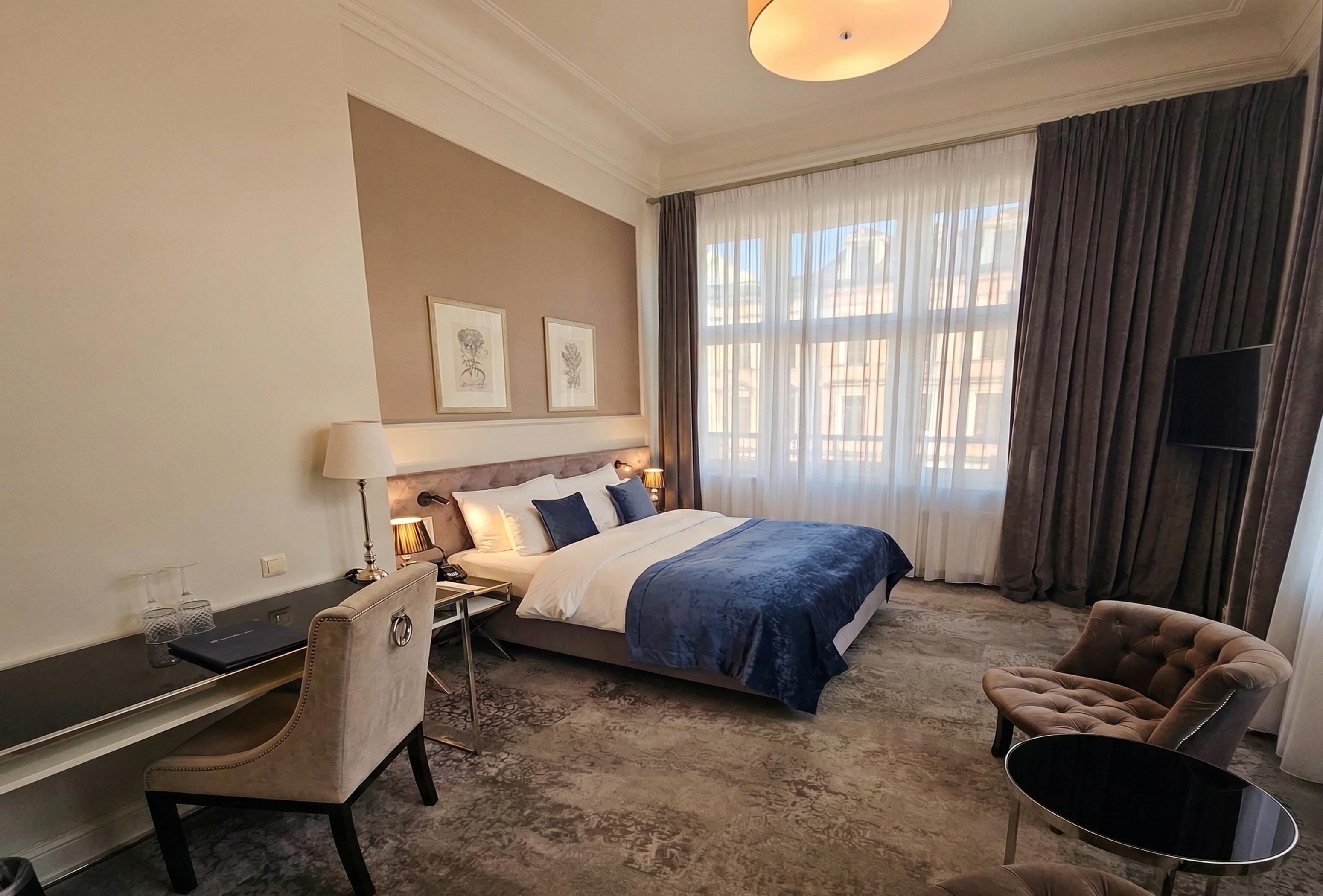 Guest room at the Wyndham Grand Krakow Old Town in Cracow, Other than US/Canada