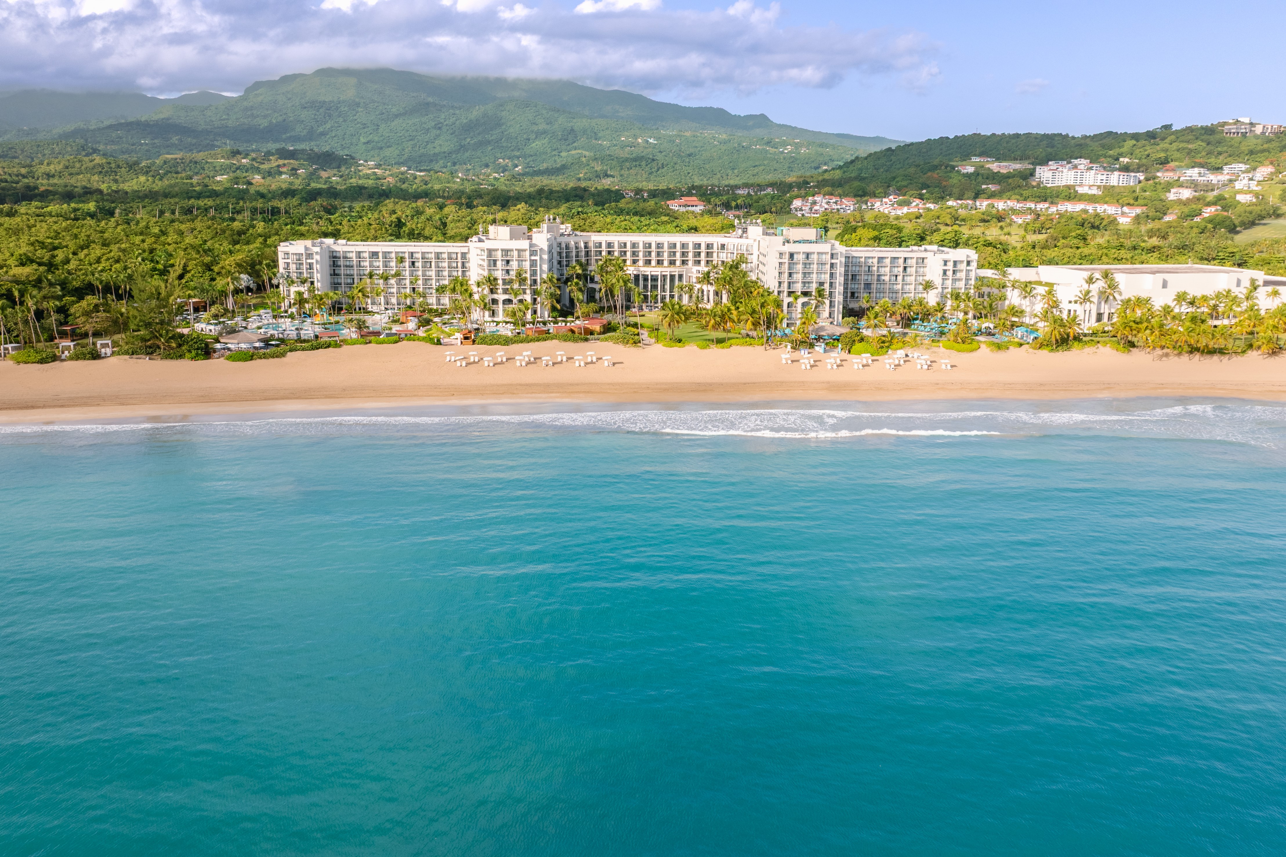 Exterior of Wyndham Grand Rio Mar Rainforest Beach and Golf Resort hotel in Rio Grande, Other than US/Canada