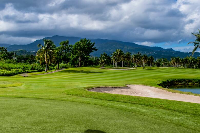Golf course at Wyndham Grand Rio Mar Beach Resort & Spa in Rio Grande, Other than US/Canada