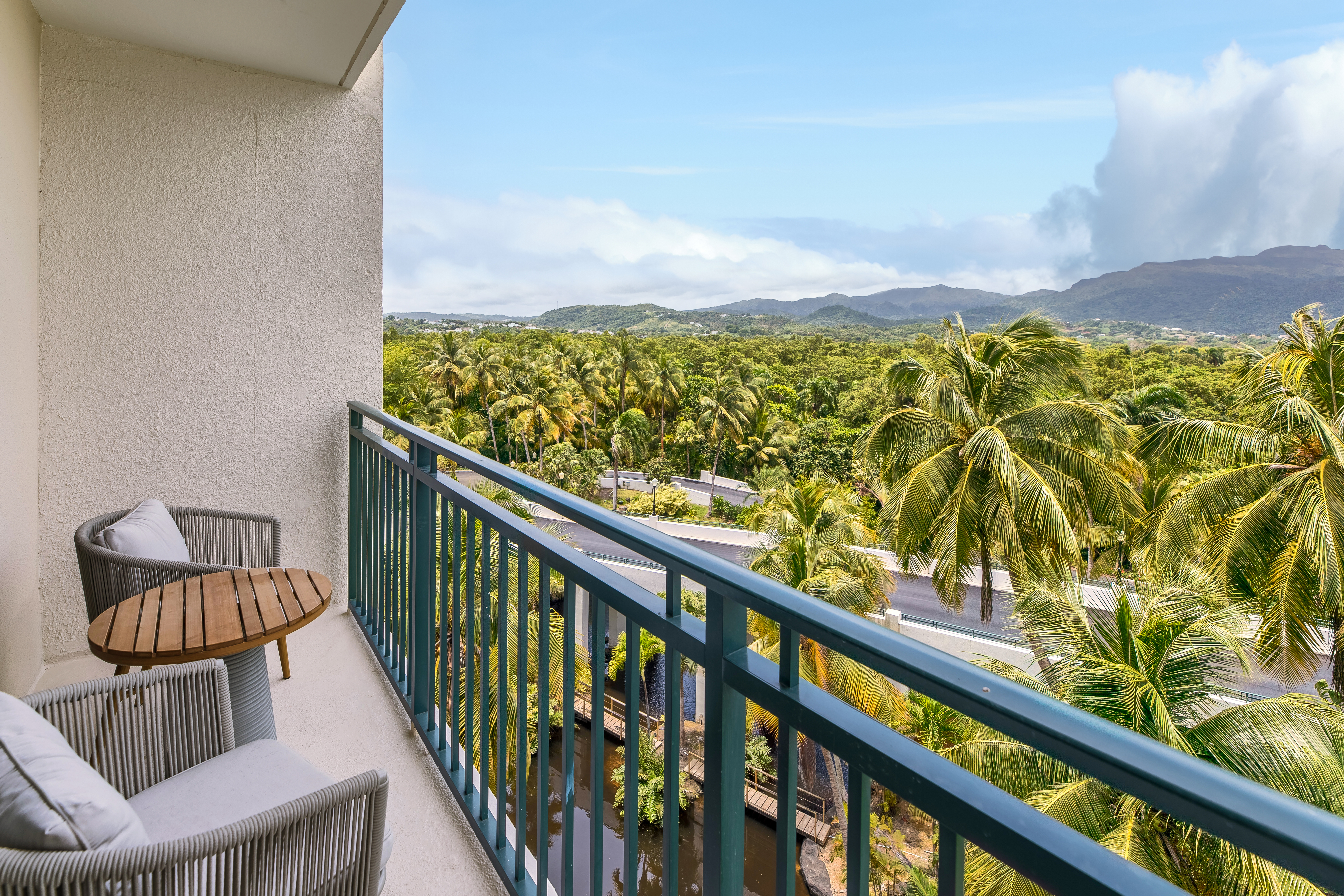 Guest room balcony at Wyndham Grand Rio Mar Rainforest Beach and Golf Resort in Rio Grande, Other than US/Canada