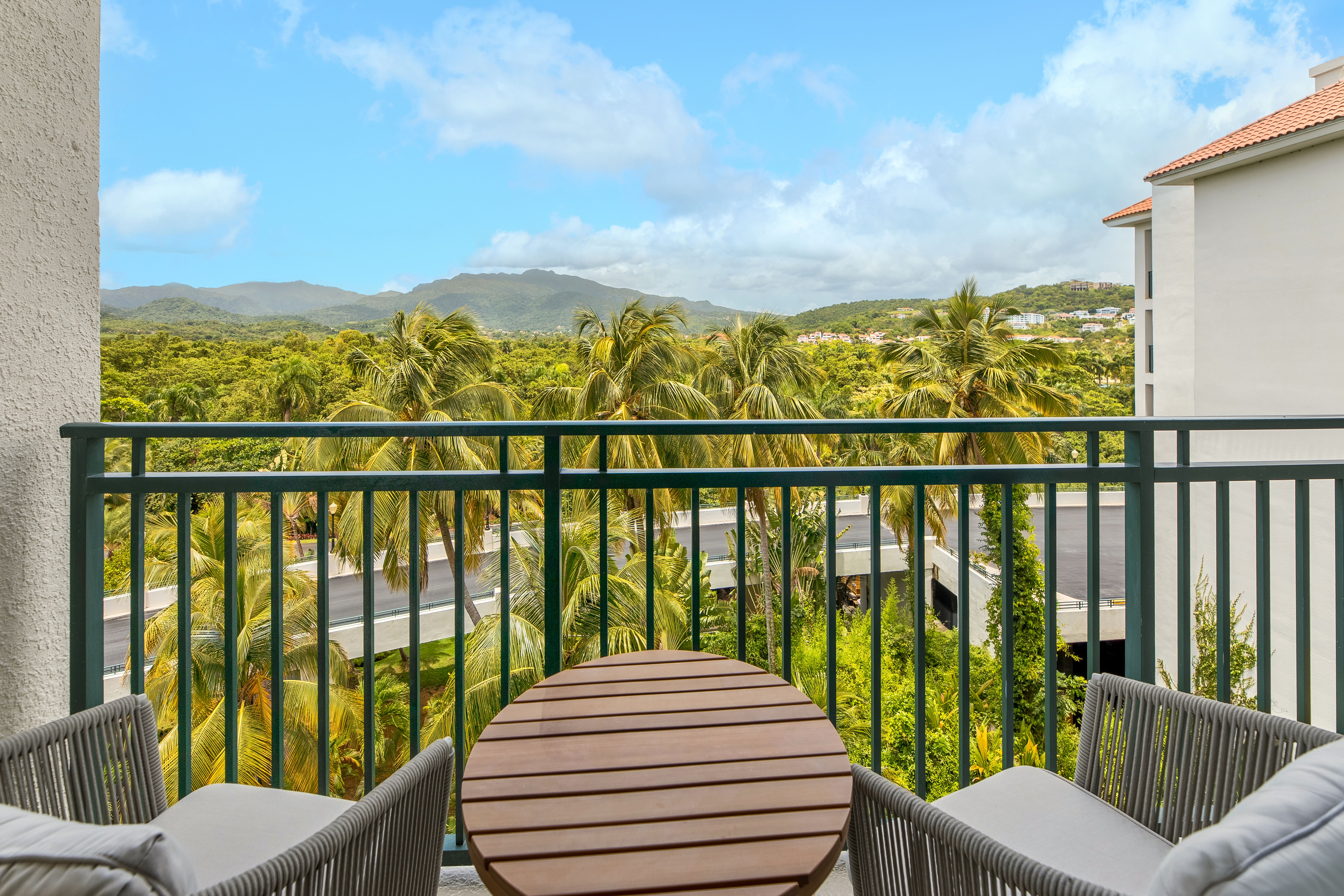 Guest room balcony at Wyndham Grand Rio Mar Rainforest Beach and Golf Resort in Rio Grande, Other than US/Canada