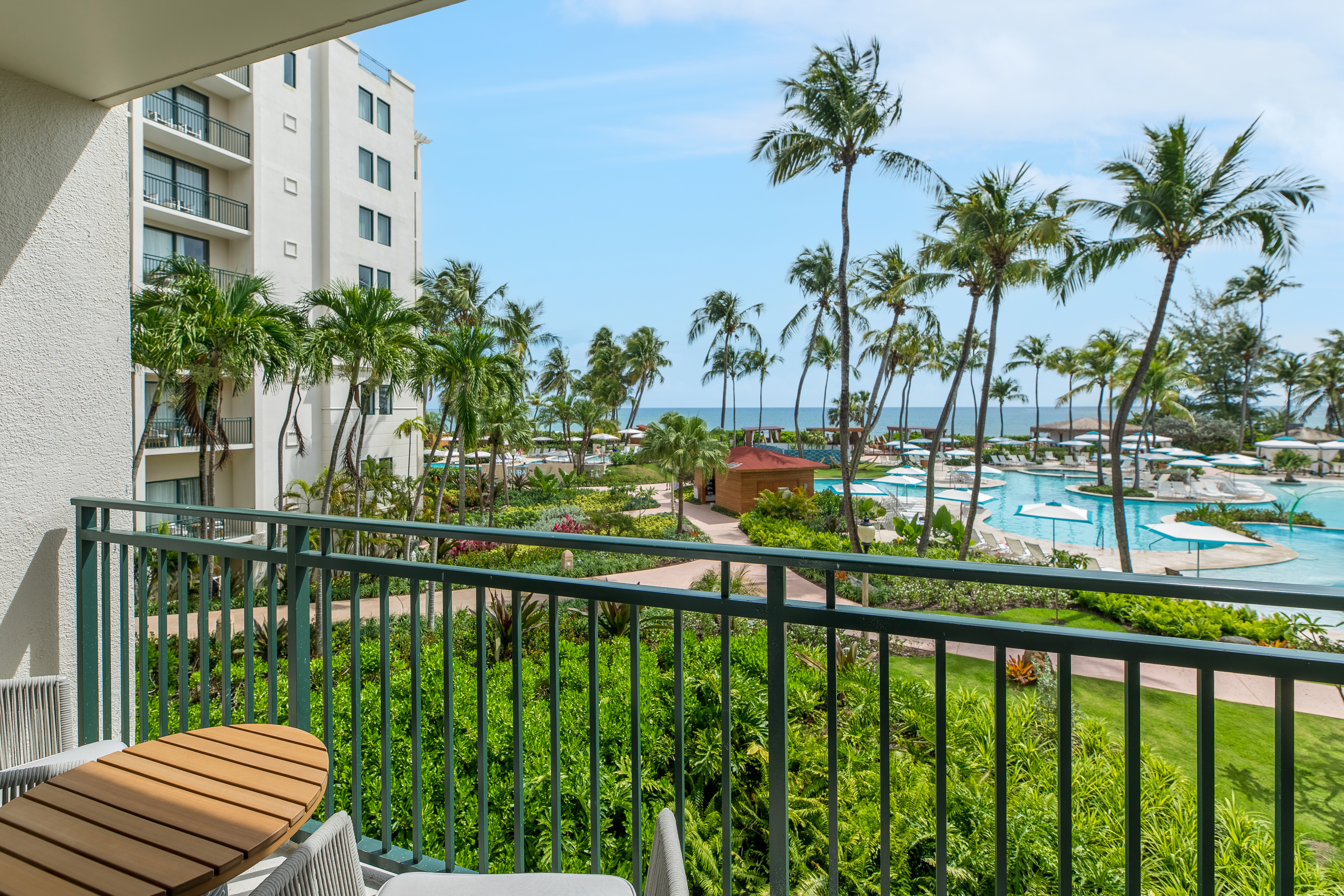 Guest room balcony at Wyndham Grand Rio Mar Rainforest Beach and Golf Resort in Rio Grande, Other than US/Canada