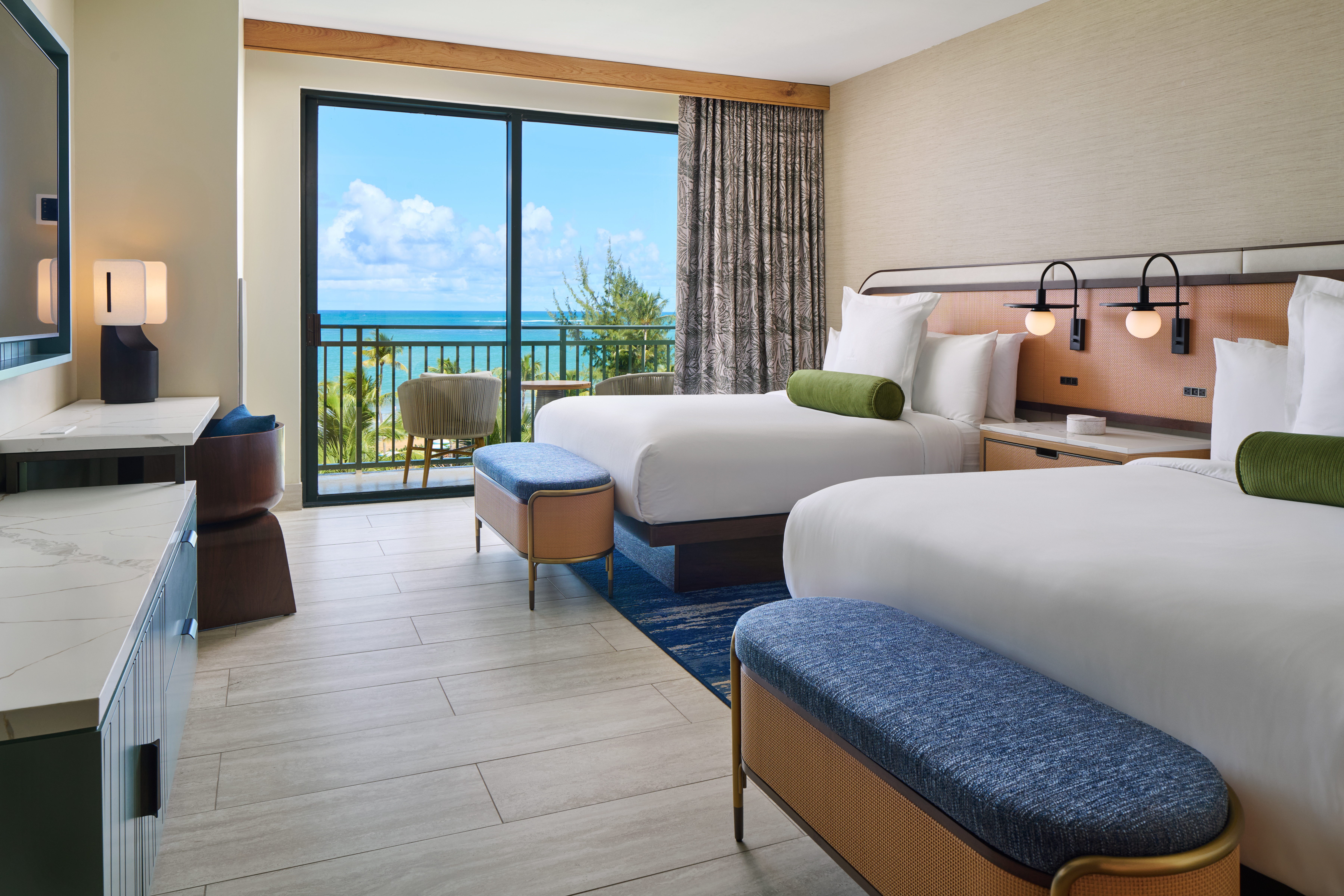 Guest room at the Wyndham Grand Rio Mar Rainforest Beach and Golf Resort in Rio Grande, Other than US/Canada