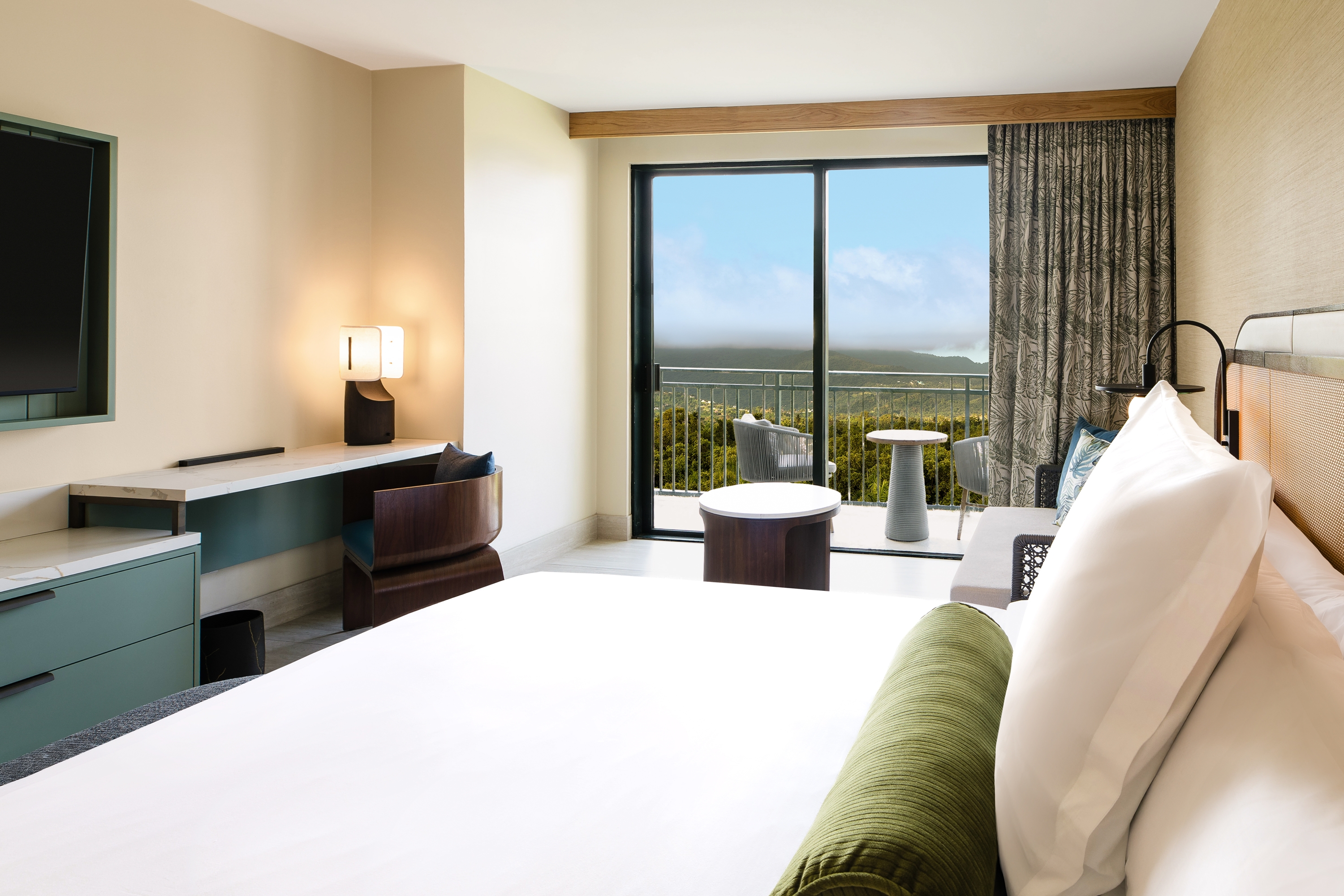 Guest room at the Wyndham Grand Rio Mar Rainforest Beach and Golf Resort in Rio Grande, Other than US/Canada