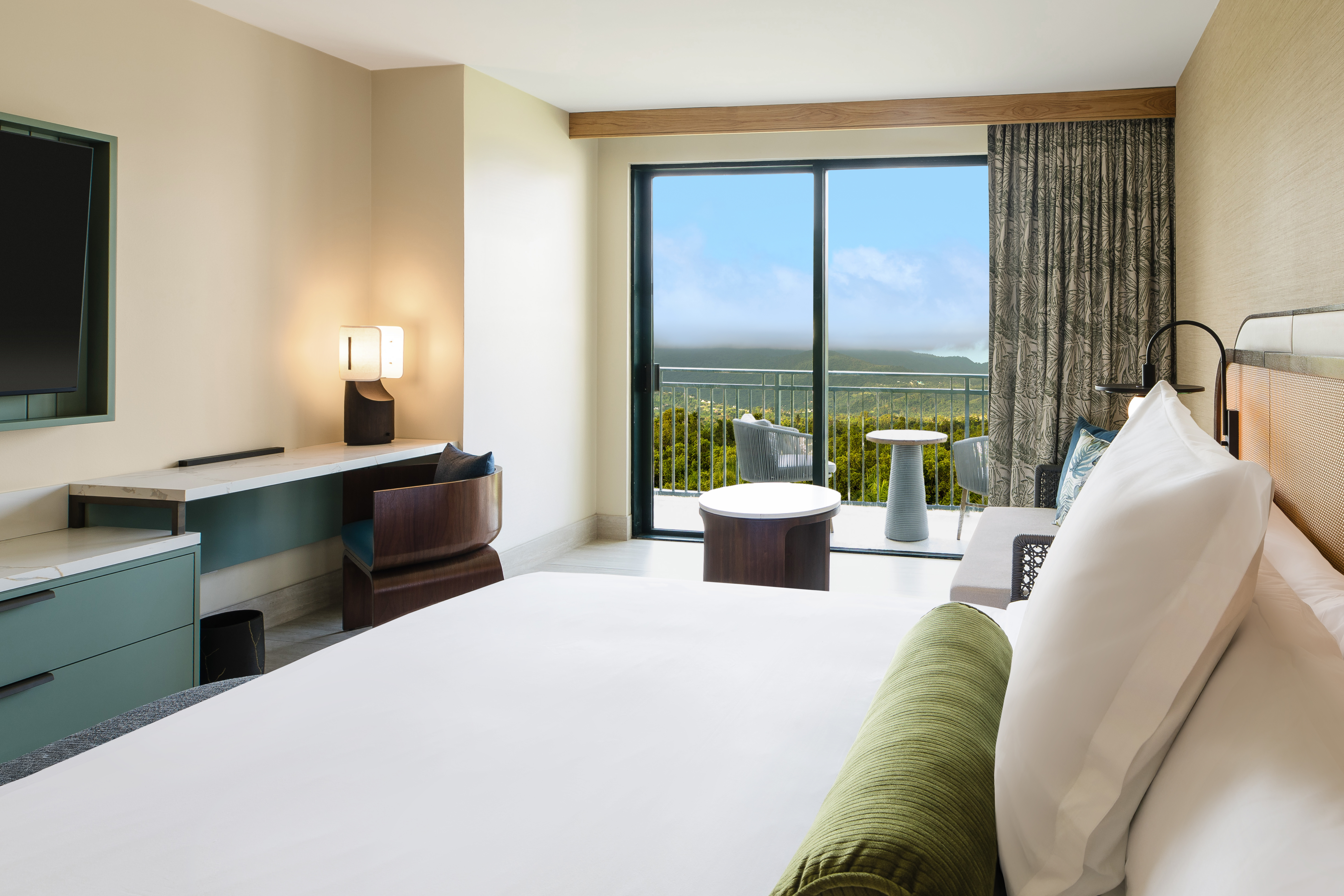 Guest room at the Wyndham Grand Rio Mar Rainforest Beach and Golf Resort in Rio Grande, Other than US/Canada