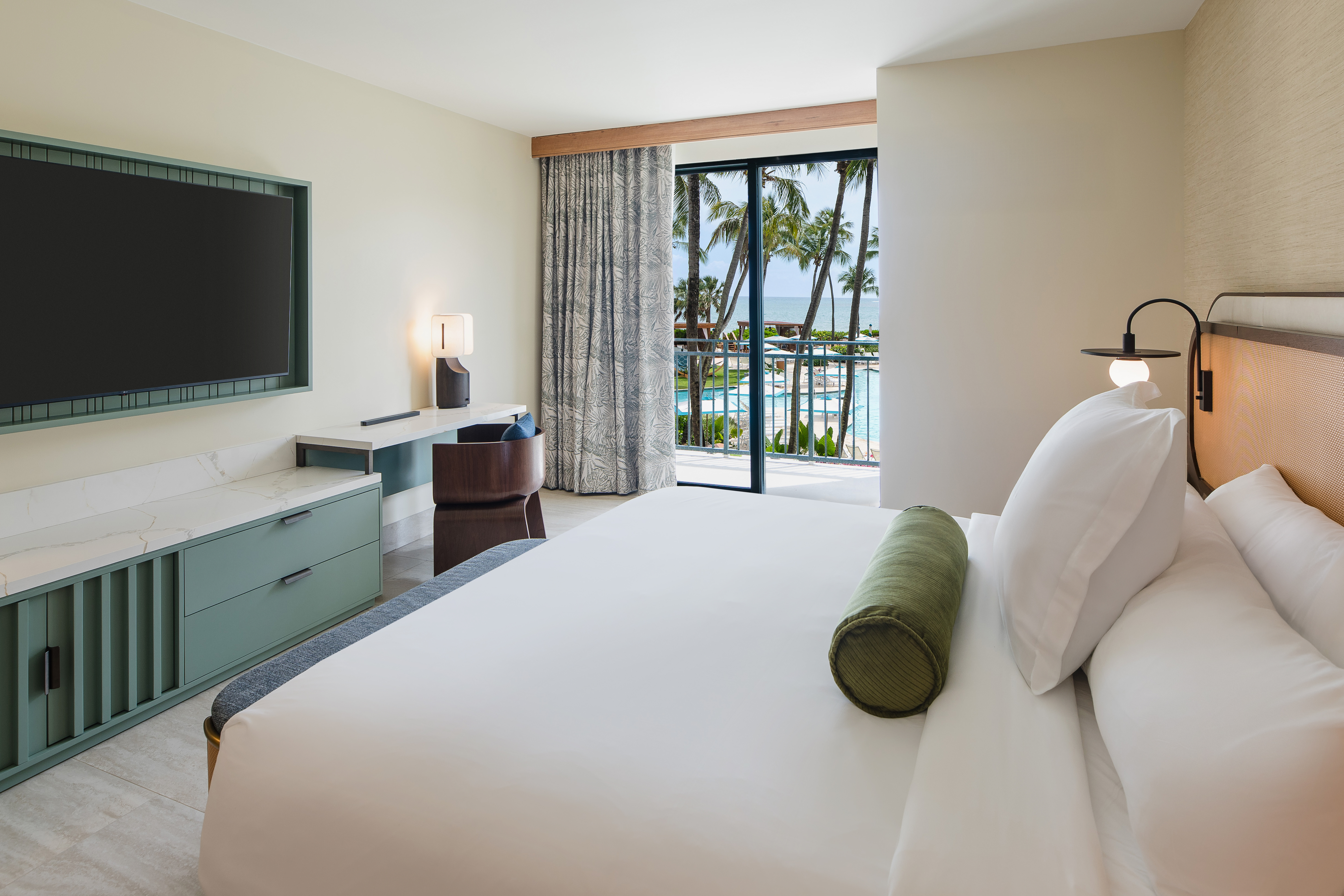 Guest room at the Wyndham Grand Rio Mar Rainforest Beach and Golf Resort in Rio Grande, Other than US/Canada