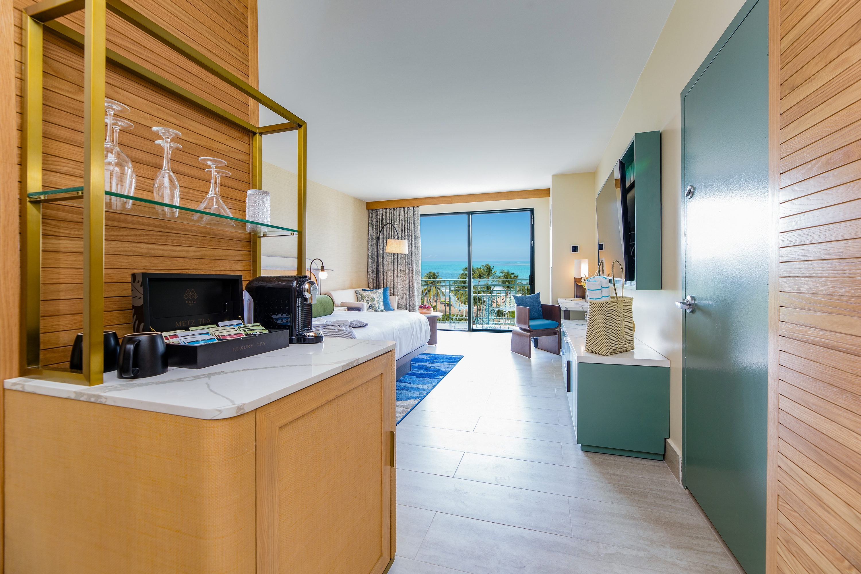 Guest room at the Wyndham Grand Rio Mar Rainforest Beach and Golf Resort in Rio Grande, Other than US/Canada