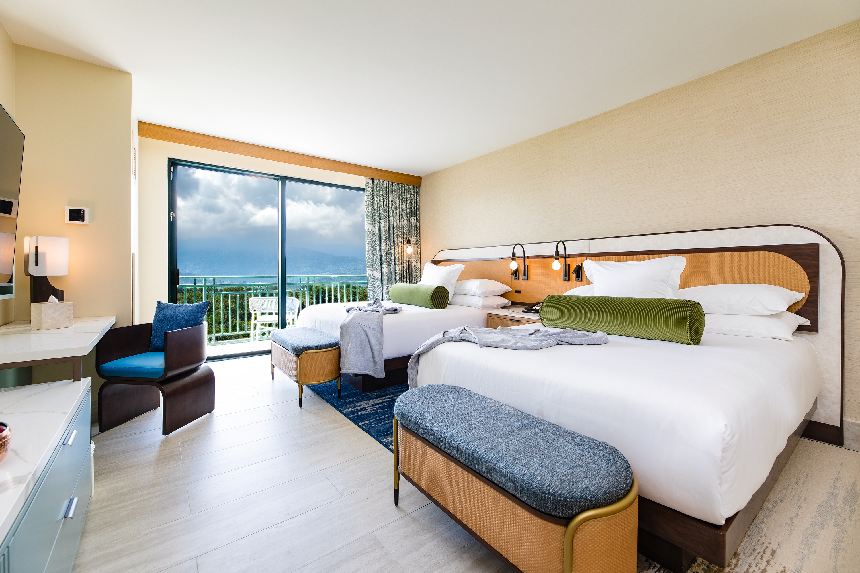 Guest room at the Wyndham Grand Rio Mar Rainforest Beach and Golf Resort in Rio Grande, Other than US/Canada