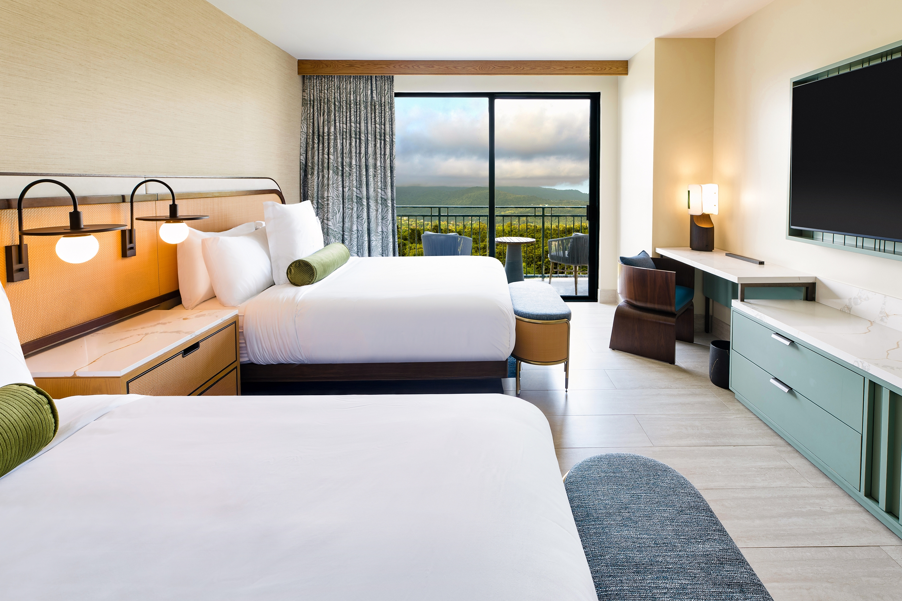 Guest room at the Wyndham Grand Rio Mar Rainforest Beach and Golf Resort in Rio Grande, Other than US/Canada