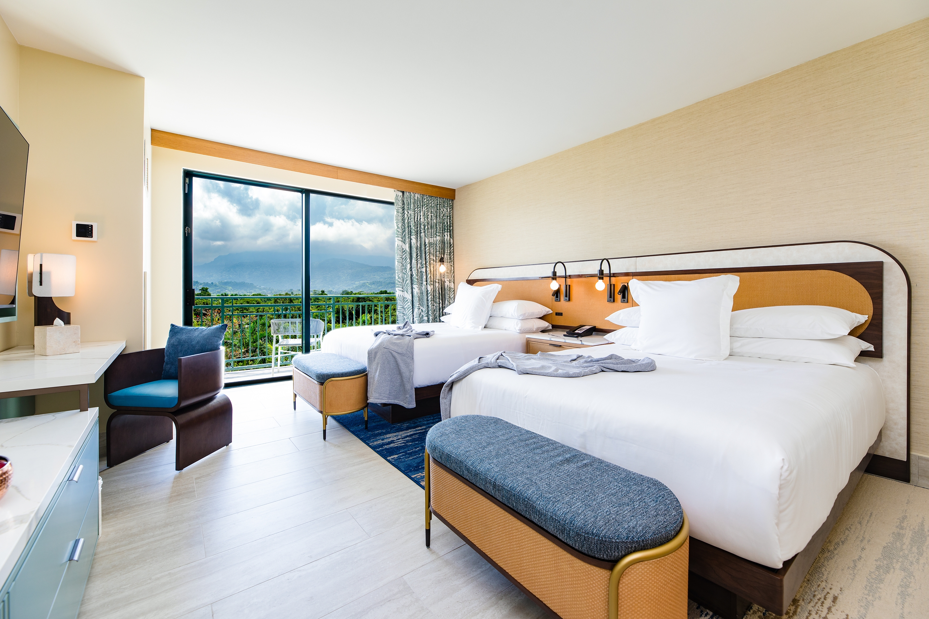 Guest room at the Wyndham Grand Rio Mar Rainforest Beach and Golf Resort in Rio Grande, Other than US/Canada